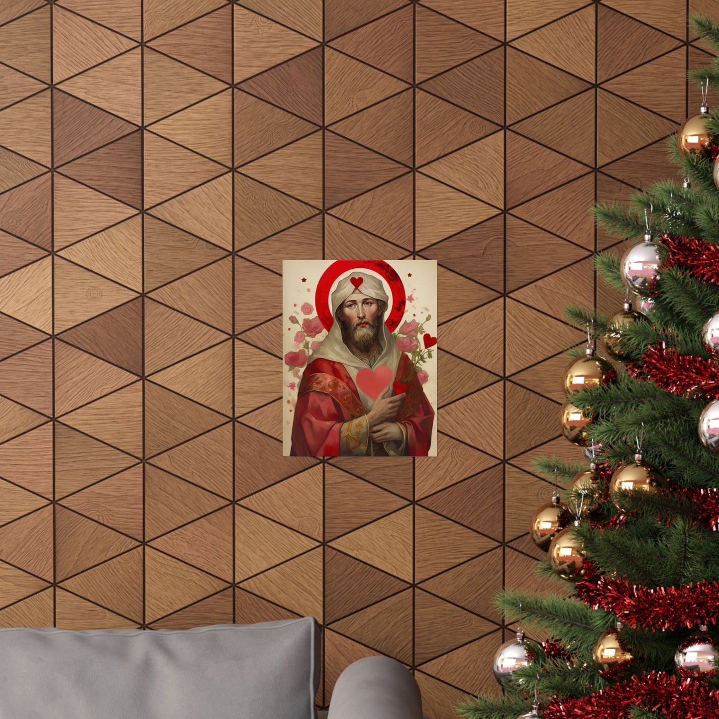 Saint Valentine Print - Sanctified Souls Print - Multiple Sizes - Premium Matte Vertical Posters