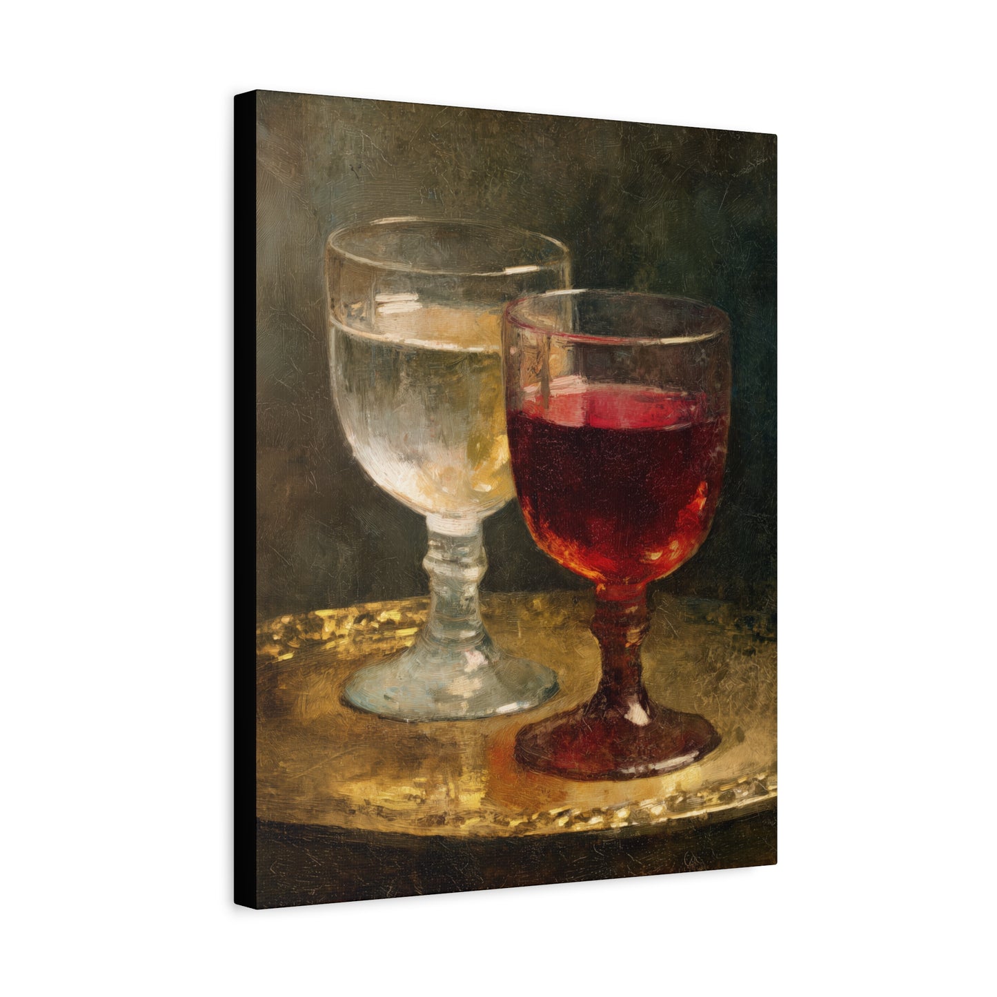 Cana and the Miracle of Abundance - Water into Wine - Gallery Wrapped Canvas - Print - Religious Art for your Home - Catholic Art Print