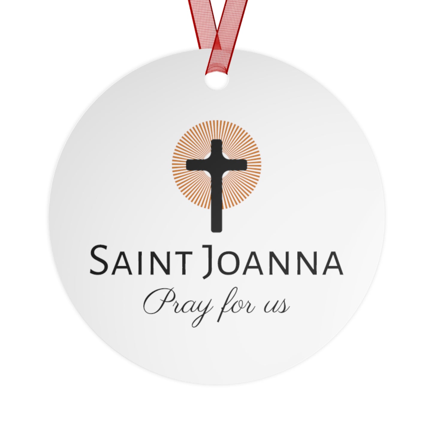 Saint Joanna - Metal Ornament - Religious Holiday Christmas Ornament and Keepsake