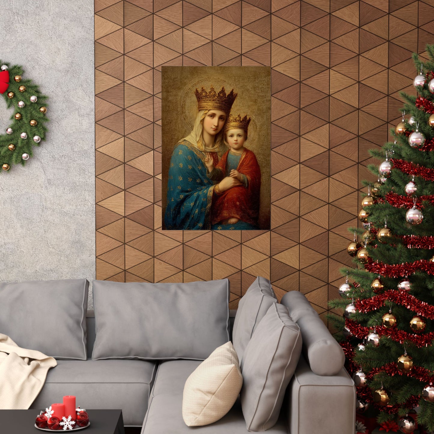 Madonna della Strada - Our Lady of the Way - Sanctified Souls Print - Multiple Sizes - Premium Matte Vertical Posters