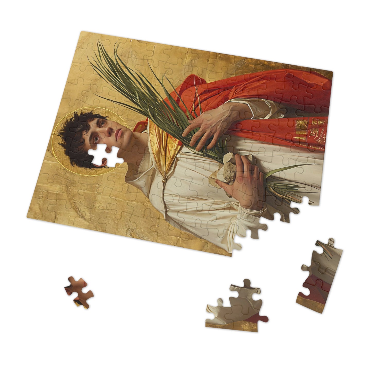 Saint Stephen - Puzzle and Keepsake Tin - Religious Jigsaw Puzzle (30, 110, 252, 500,1000-Piece) - Religious Puzzle