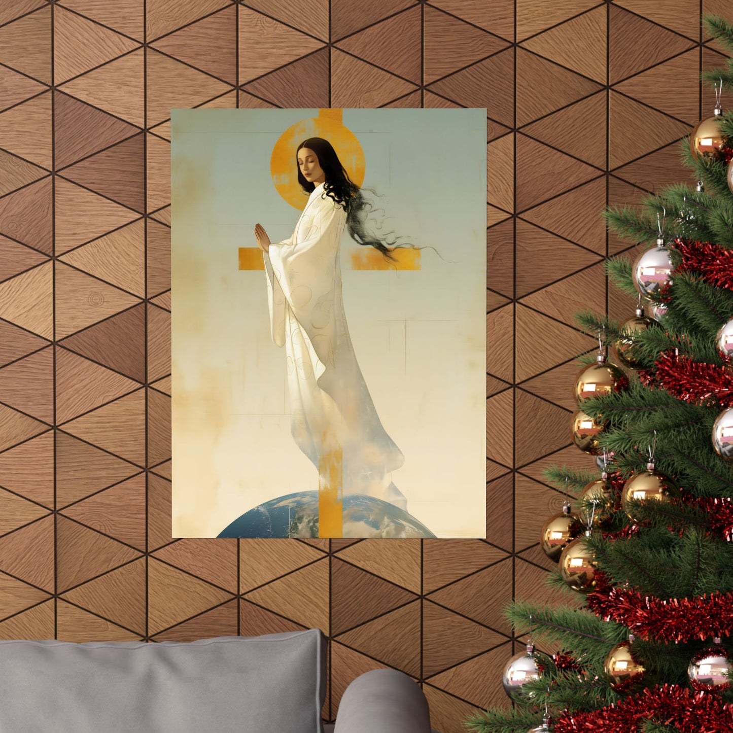 Our Lady of Akita - Mother Mary - Sanctified Souls Print - Multiple Sizes - Premium Matte Vertical Posters