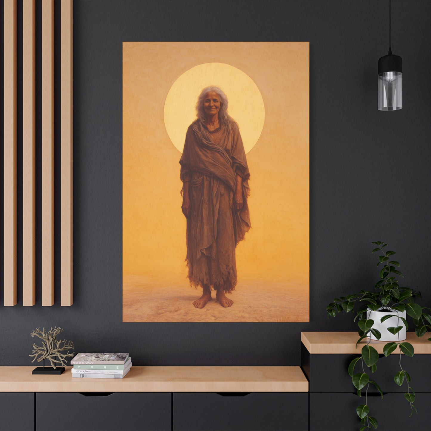 Saint Mary of Egypt - Desert Mother - Gallery Wrapped Canvas - Print - Religious Art for your Home - Catholic Art