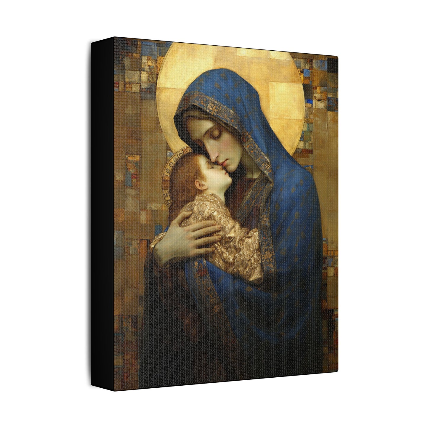 Madonna and Child - Museum Wrapped Canvas - Sanctified Souls Print - Religious Art for your Home - The Virgin Mary and The Christ Child