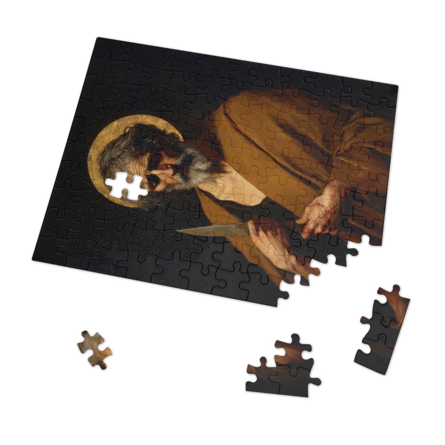 Saint Bartholomew the Apostle - Puzzle and Keepsake Tin - Religious (30, 110, 252, 500,1000) - Religious Puzzle - Gifts for Catholics