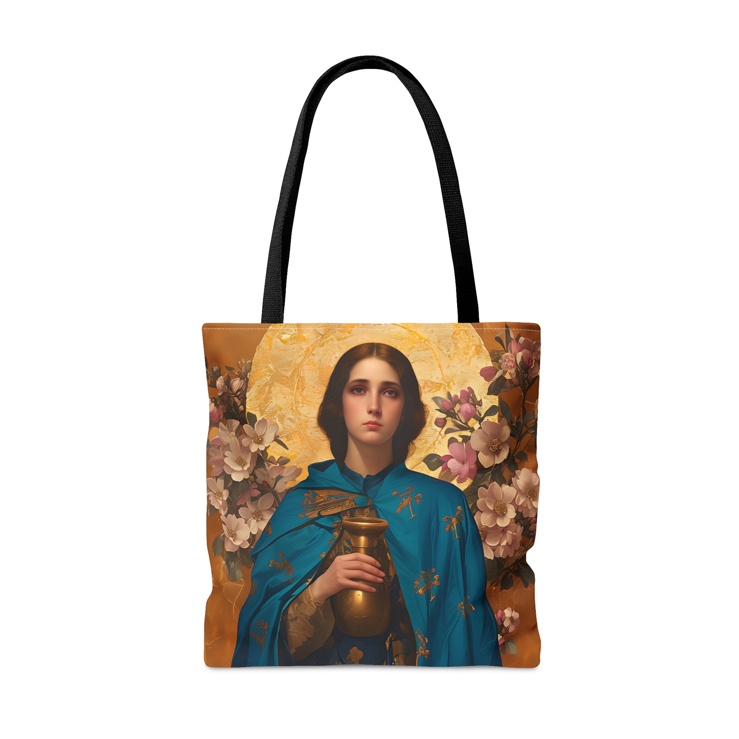 Saint Anastasia the Patrician of Alexandria Tote Bag - Three sizes - Large Medium Small Faith Art Bag - Catholic purse - Double Sided