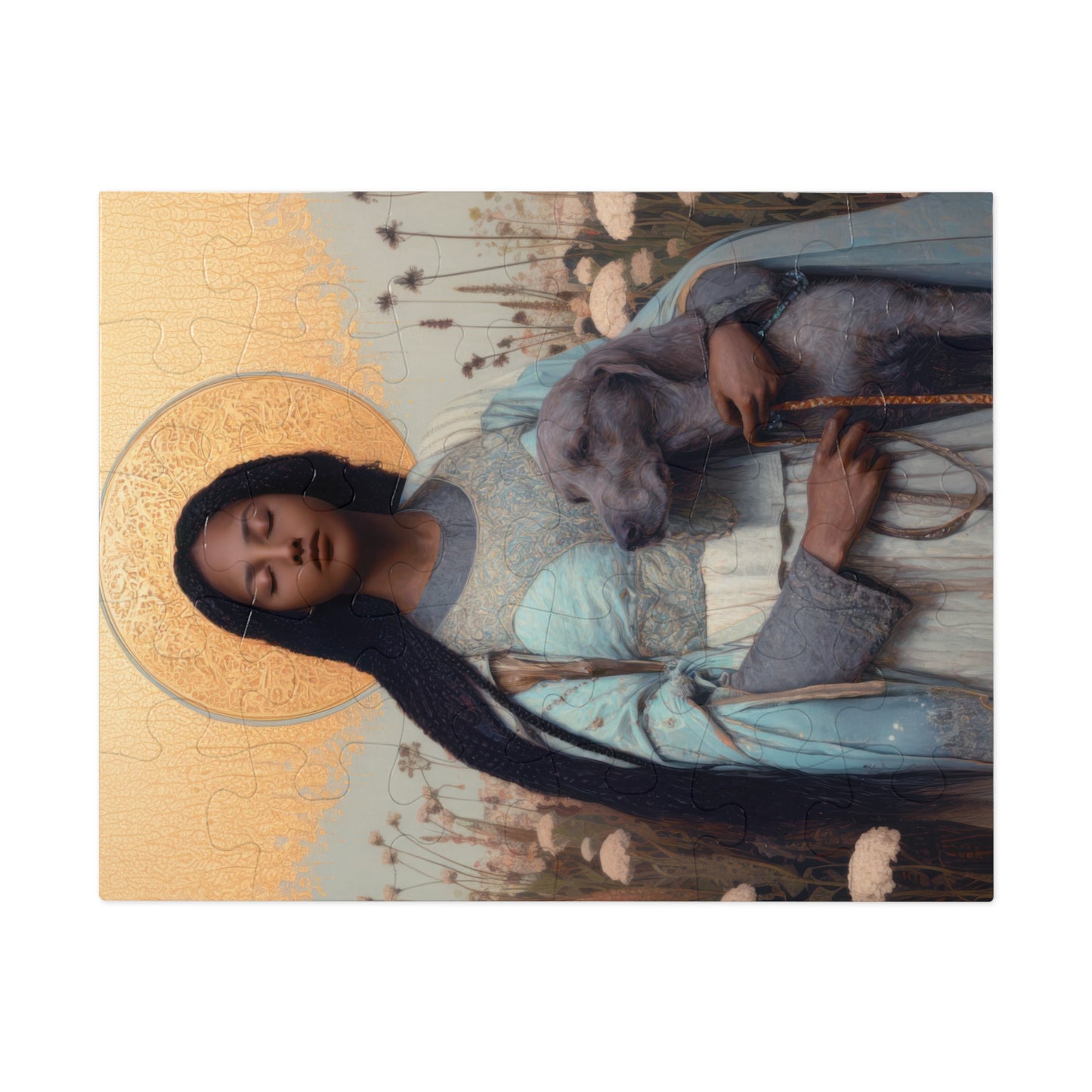 Saint Quiteria - Puzzle & Keepsake Tin - Religious Jigsaw Puzzle (30, 110, 252, 500,1000-Piece)