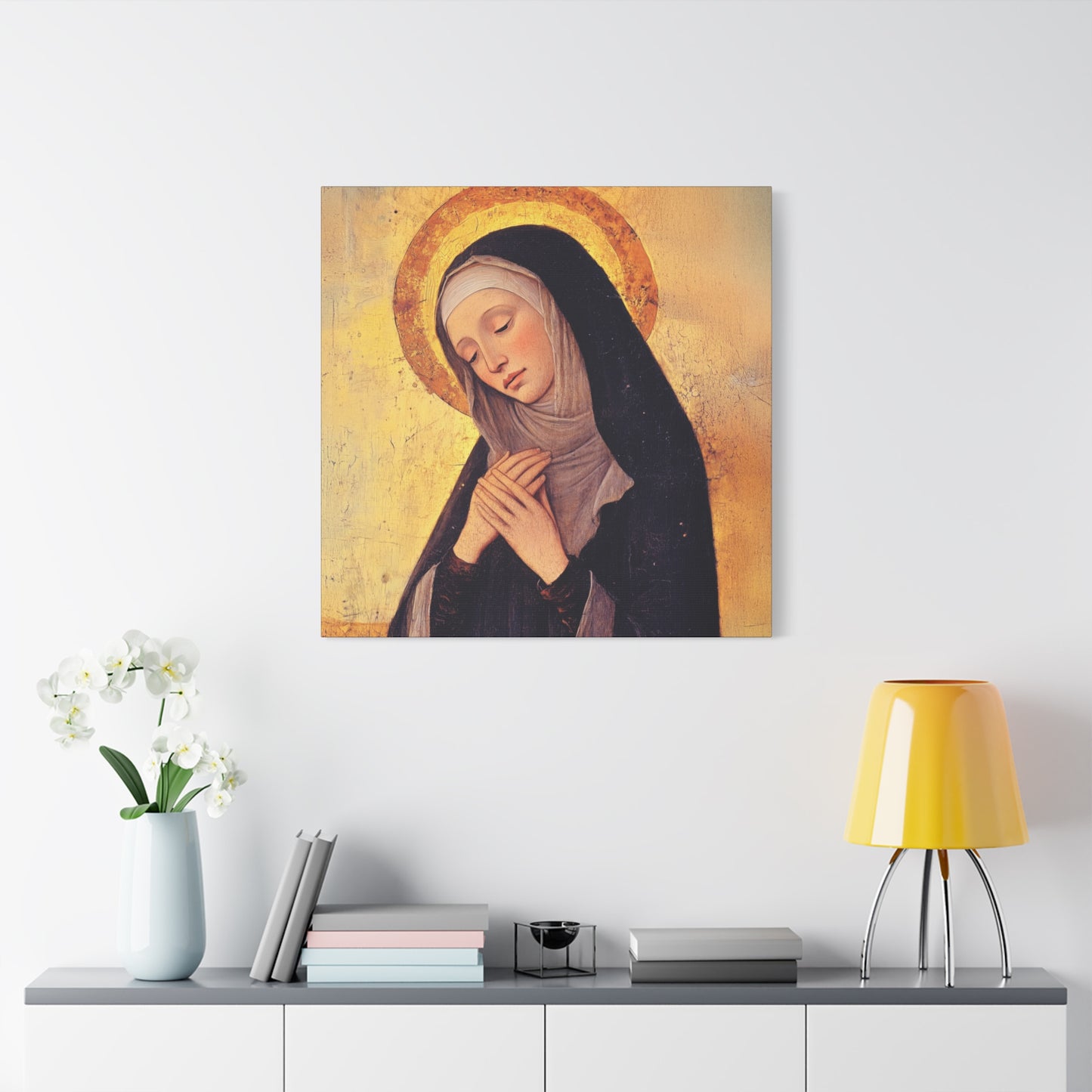 Saint Syncletica of Alexandria - Desert Mother - Gallery Wrapped Canvas - Print - Religious Art for your Home - Catholic