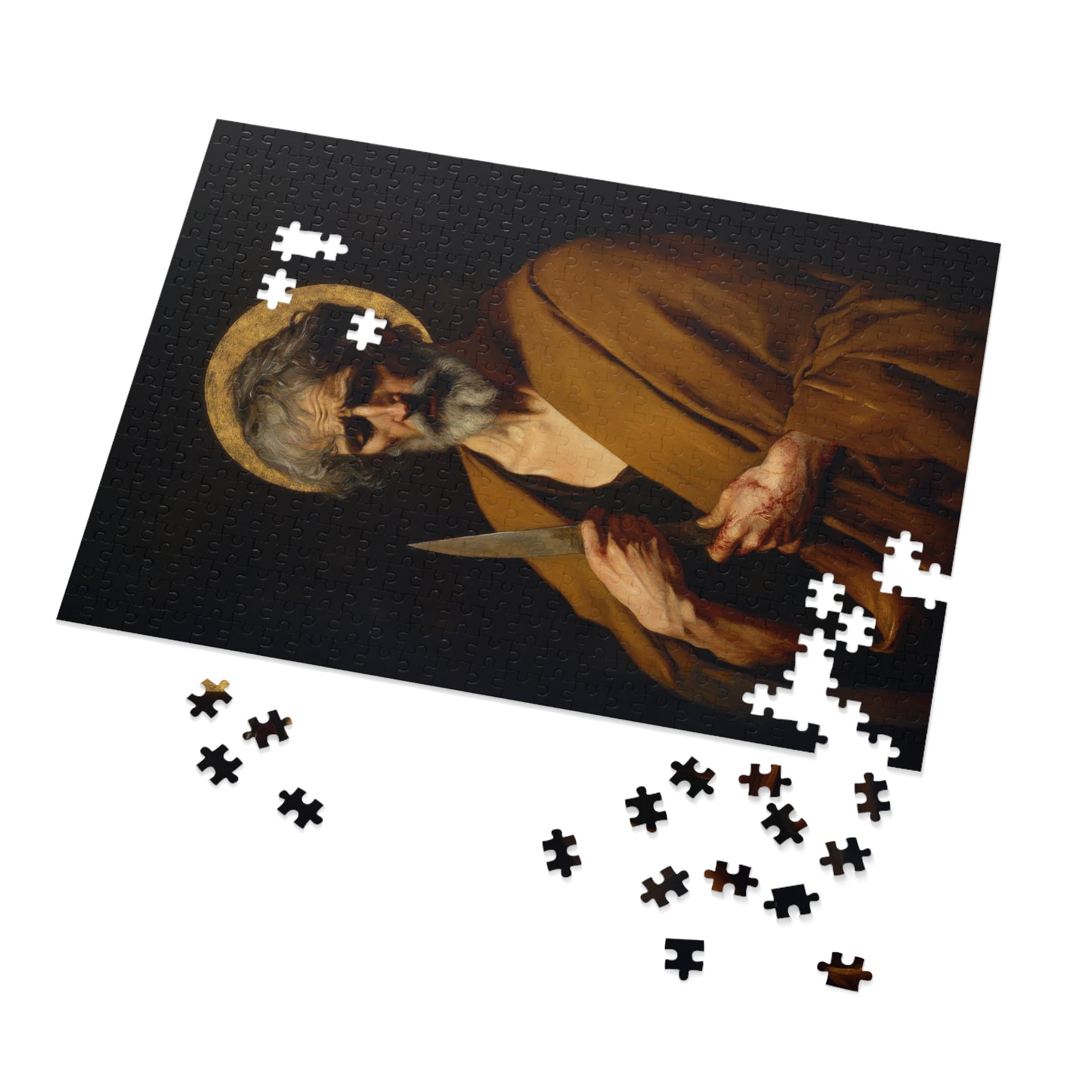 Saint Bartholomew the Apostle - Puzzle and Keepsake Tin - Religious (30, 110, 252, 500,1000) - Religious Puzzle - Gifts for Catholics