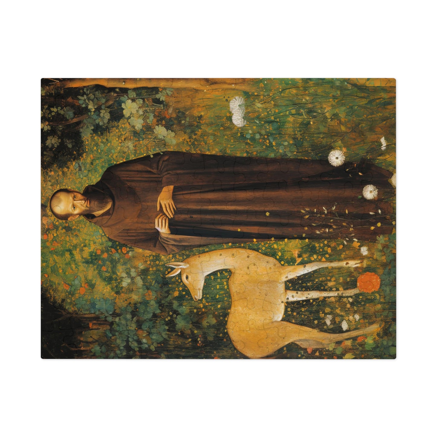 Saint Giles - Puzzle and Keepsake Tin - Religious Jigsaw Puzzle (30, 110, 252, 500,1000-Piece) - Religious Puzzle