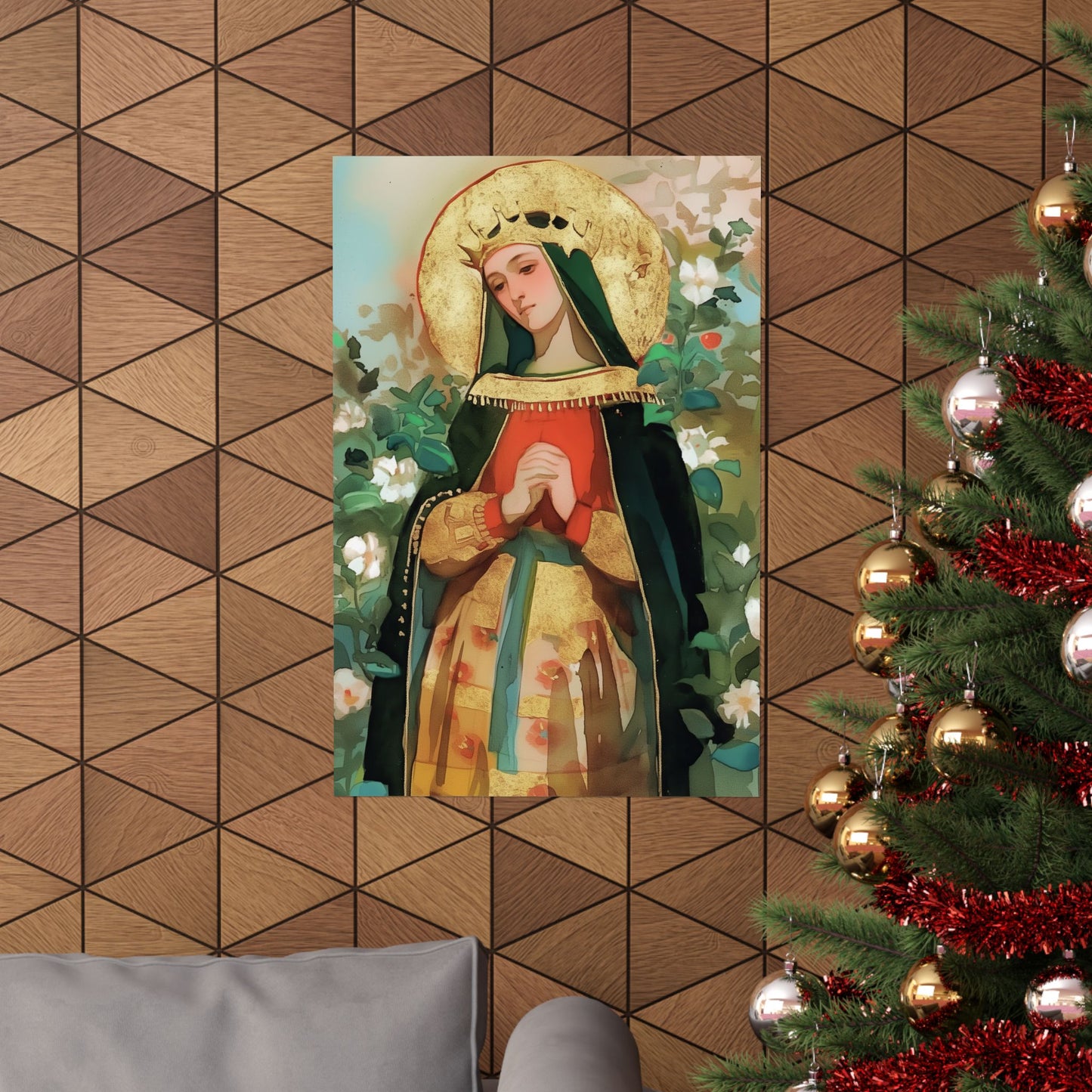 Saint Matilda of Germany - Sanctified Souls Print - Multiple Sizes - Premium Matte Vertical Posters - Matilda of Ringelheim