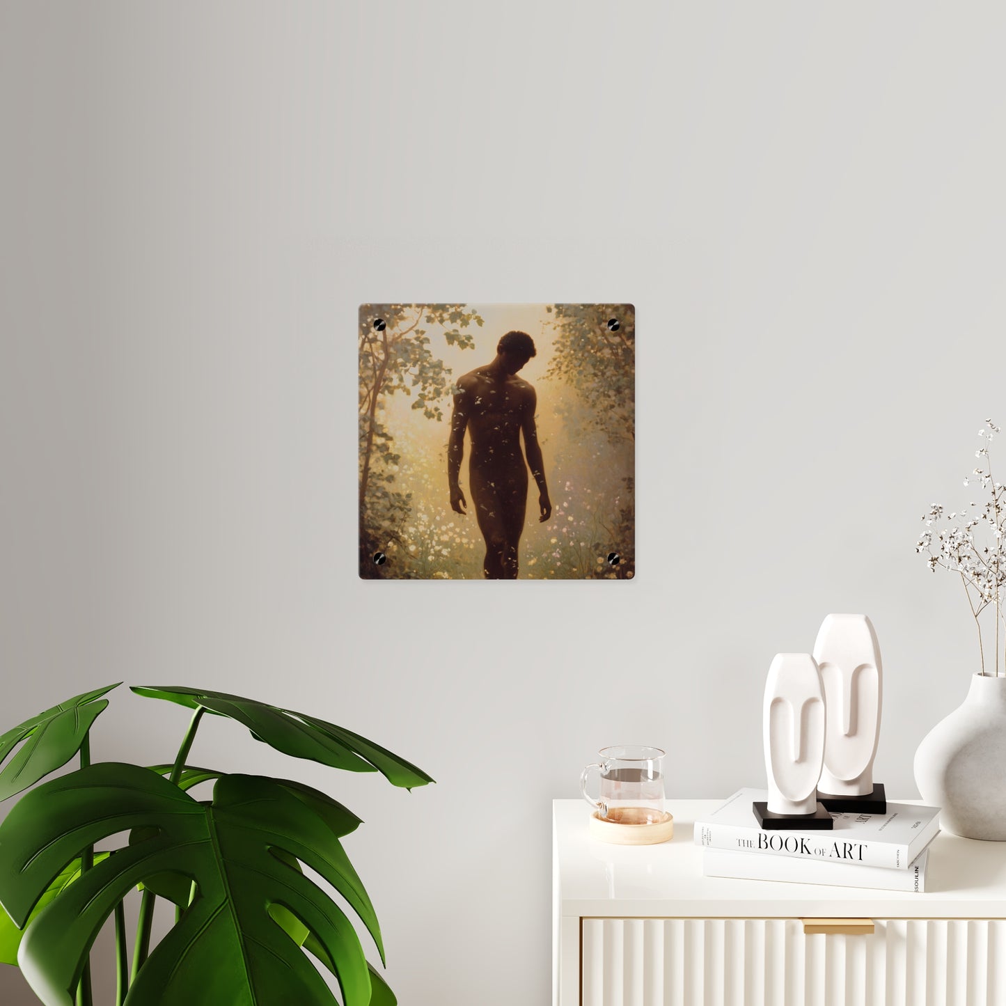 Saint Adam Wall Art Panel - Ready to Hang Acrylic Print - Catholic Saint Art - Patron Saint Print - No Frame needed