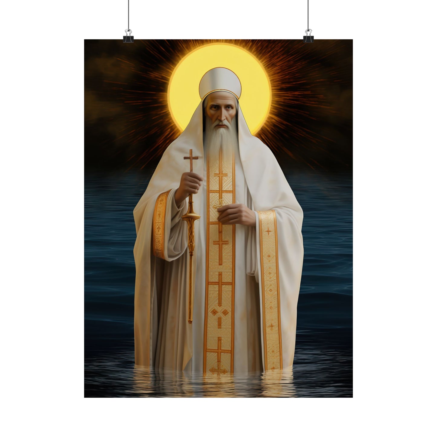 Saint Innocent of Alaska - Sanctified Souls Print - Multiple Sizes - Premium Matte Vertical Posters