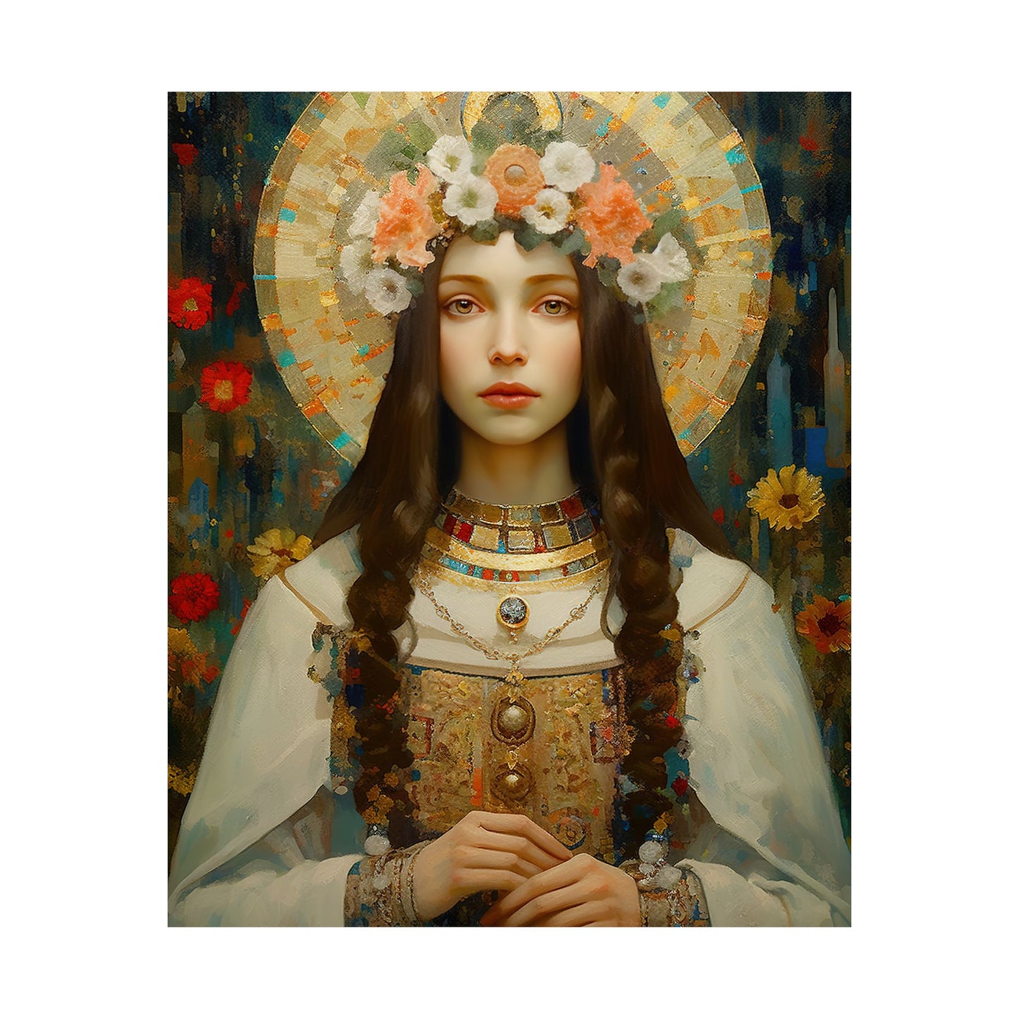 Saint Dorothy - Sanctified Souls Print - Multiple Sizes - Premium Matte Vertical Posters