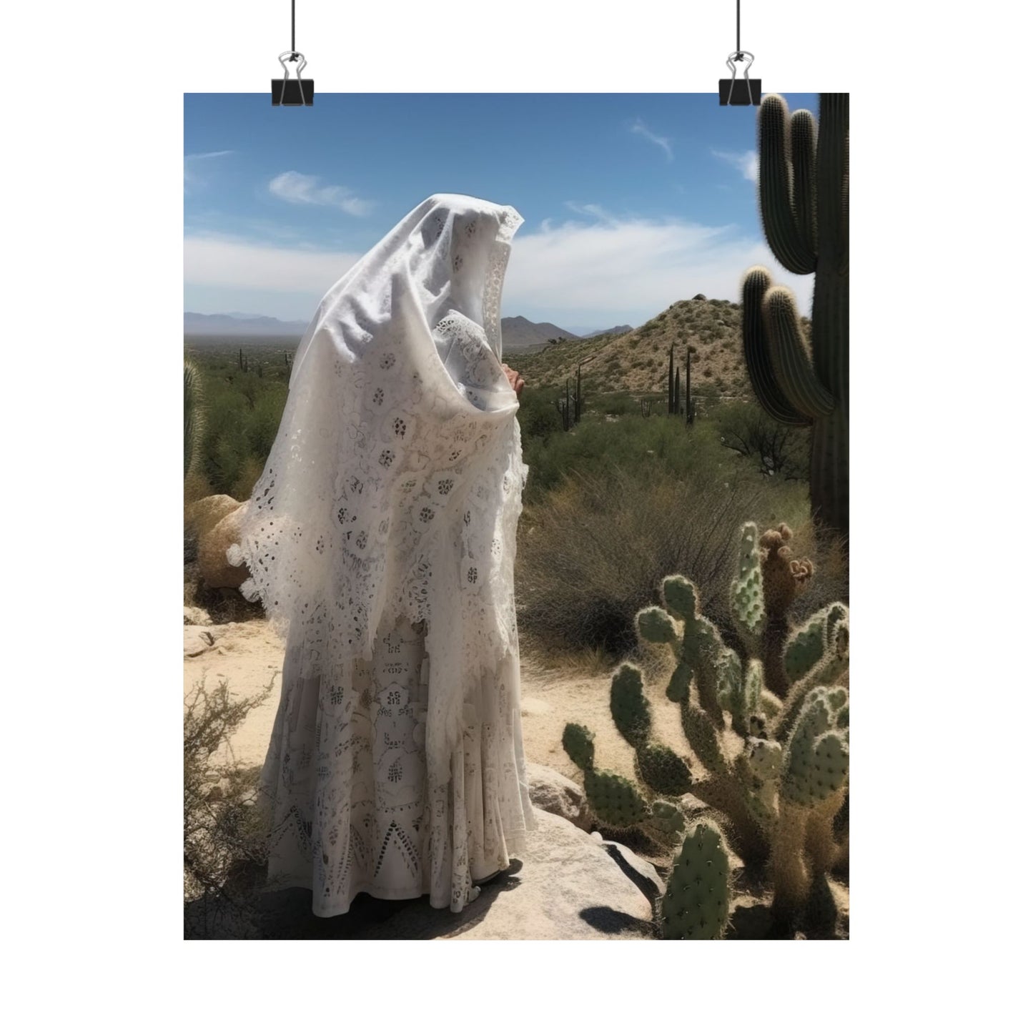 Saint Amma Sarah of the Desert Print - Sanctified Souls Print - Multiple Sizes - Premium Matte Vertical Posters - Desert Mothers Series
