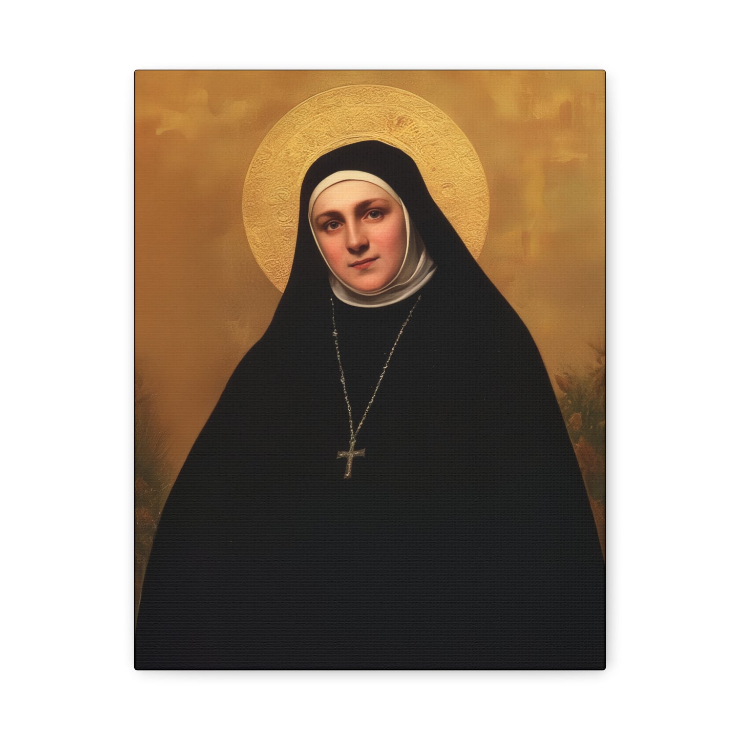 Saint Geltrude Caterina Comensoli - Gallery Wrapped Canvas - Print - Religious Art for your Home - Catholic Art