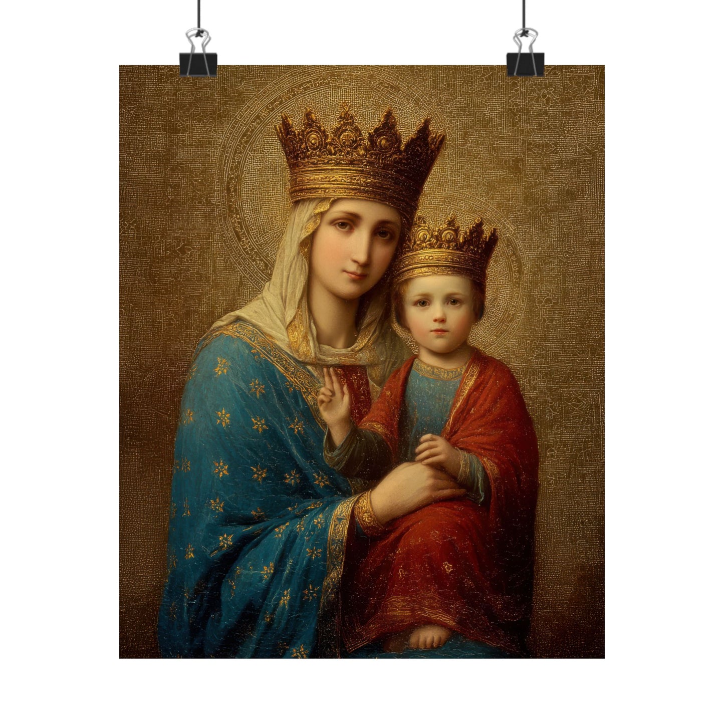 Madonna della Strada - Our Lady of the Way - Sanctified Souls Print - Multiple Sizes - Premium Matte Vertical Posters
