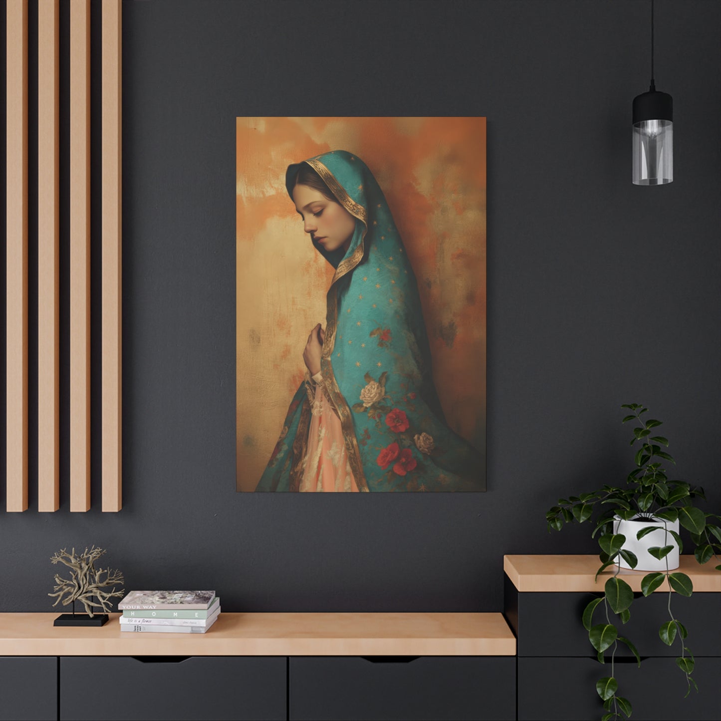 Our Lady of Guadalupe - Gallery Wrapped Canvas - Print - Religious Art for your Home - Catholic Art