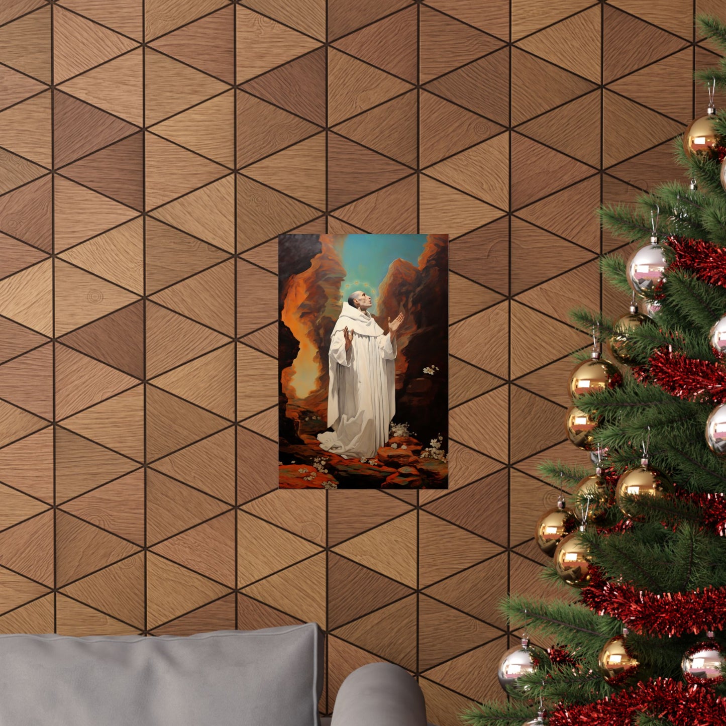 Saint Bruno Print - Sanctified Souls Print - Multiple Sizes - Premium Matte Vertical Posters