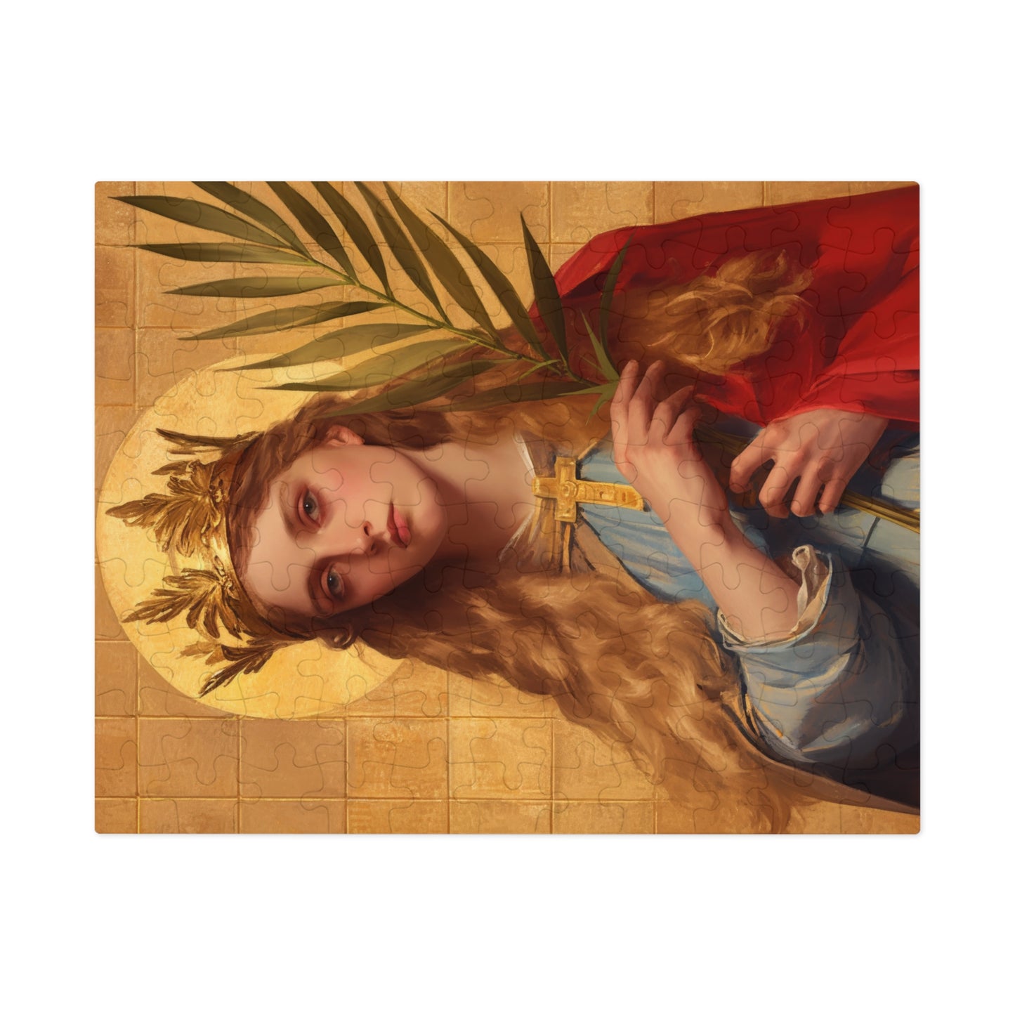 Saint Agrippina - Puzzle & Keepsake Tin - Religious Jigsaw Puzzle (30, 110, 252, 500,1000-Piece)