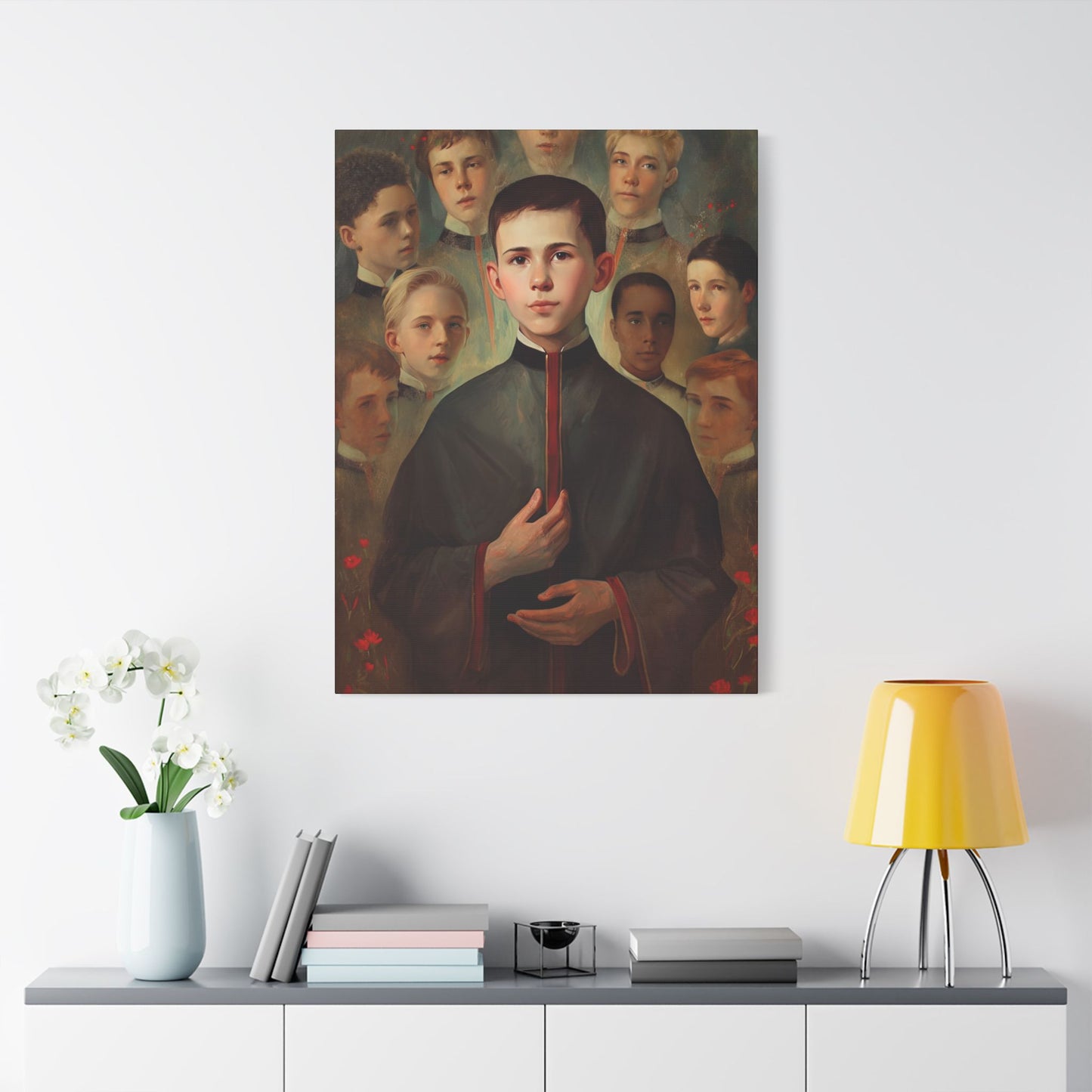 Saint John Berchmans Canvas Print - Multiple Sizes - Catholic Home art - Museum Wrapped Canvas - Sanctified Souls Print