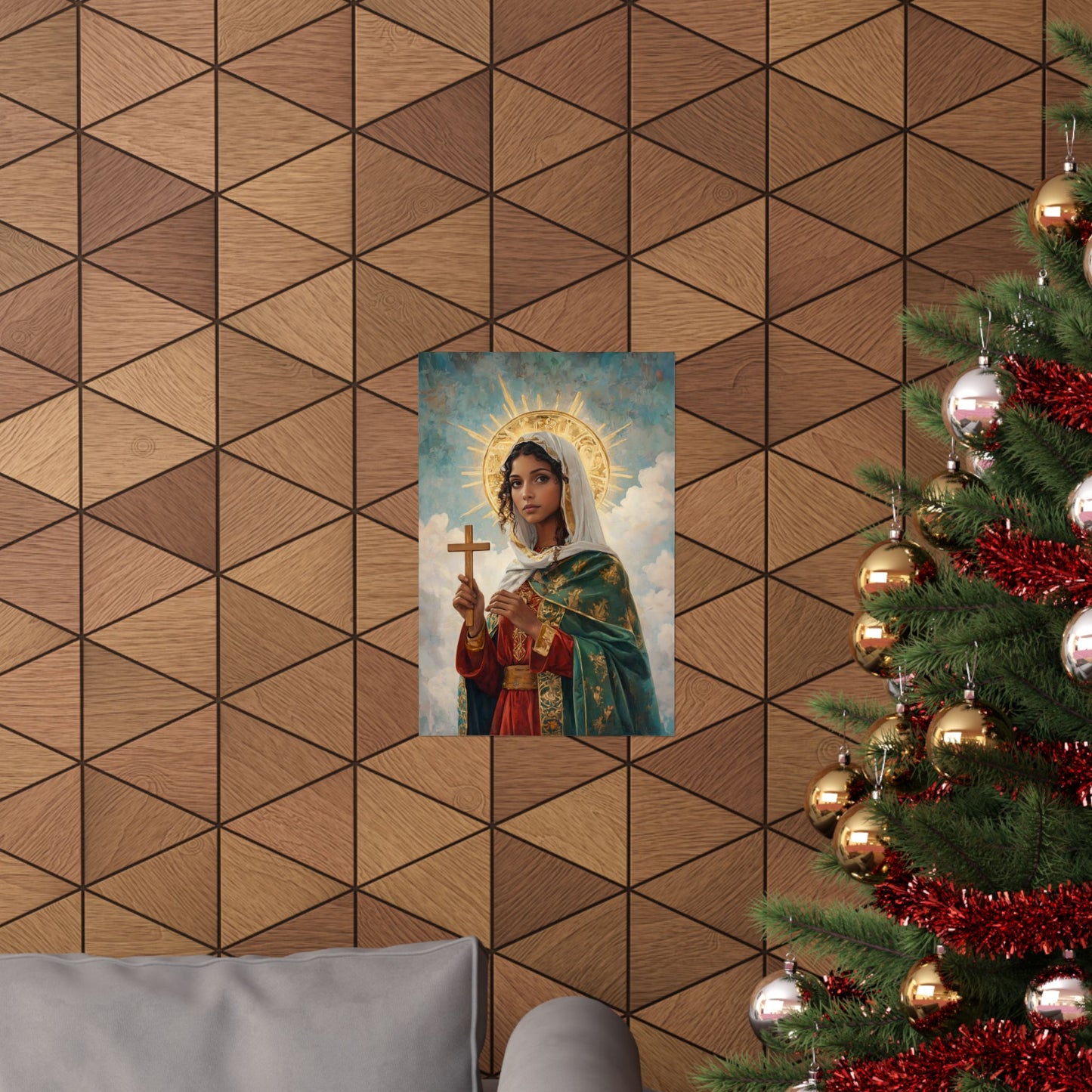 Saint Claudia - Sanctified Souls Print - Multiple Sizes - Premium Posters - Catholic Art - Christian - Gifts for Catholics - Prayer room art