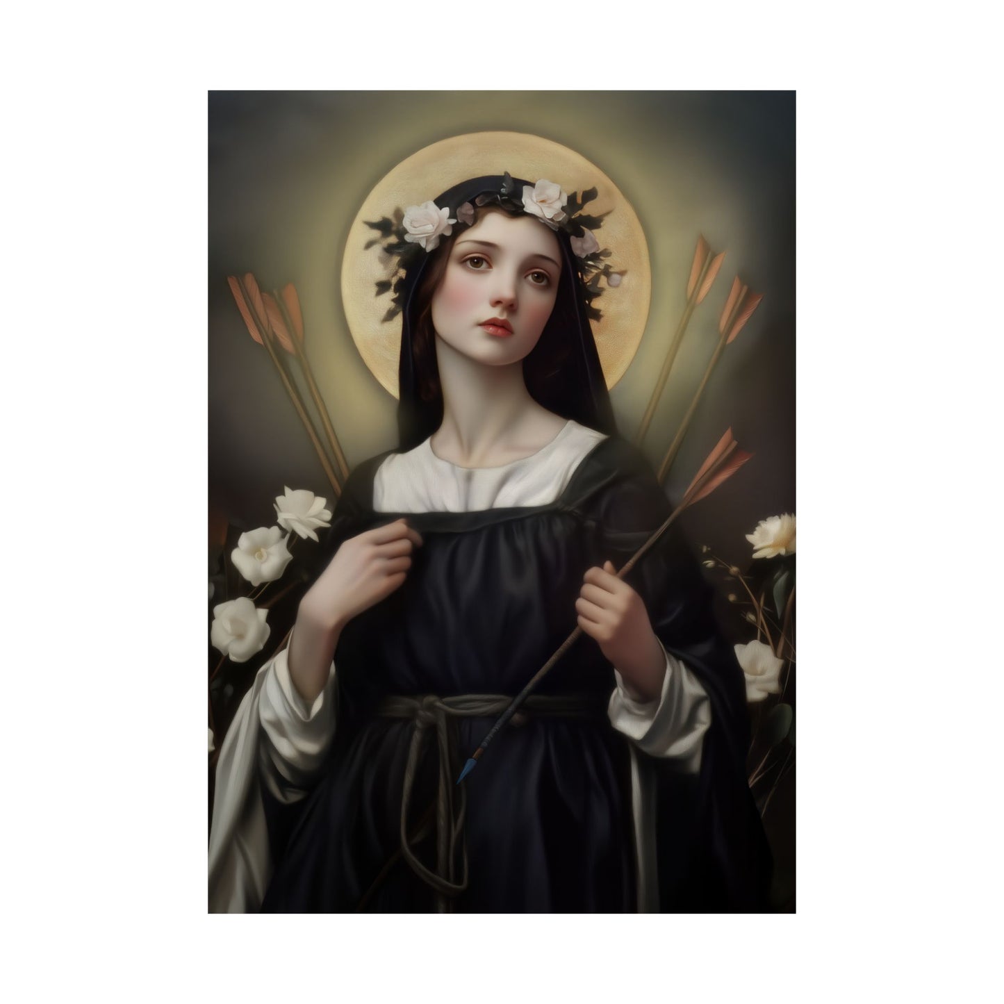 Saint Dorothy of Montau - Sanctified Souls Print - Multiple Sizes - Premium Matte Vertical Posters