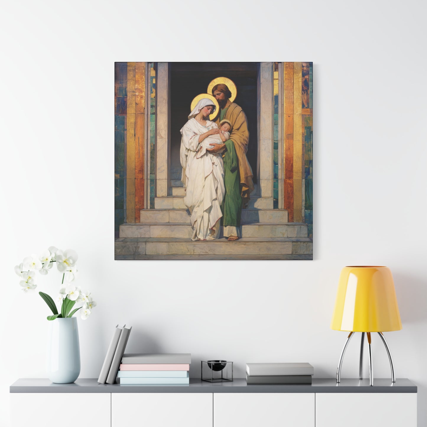 The Feast of the Presentation of the Lord - Holy Family - Gallery Wrapped Canvas - Print - Religious Art for your Home - Catholic art print - prayer room art