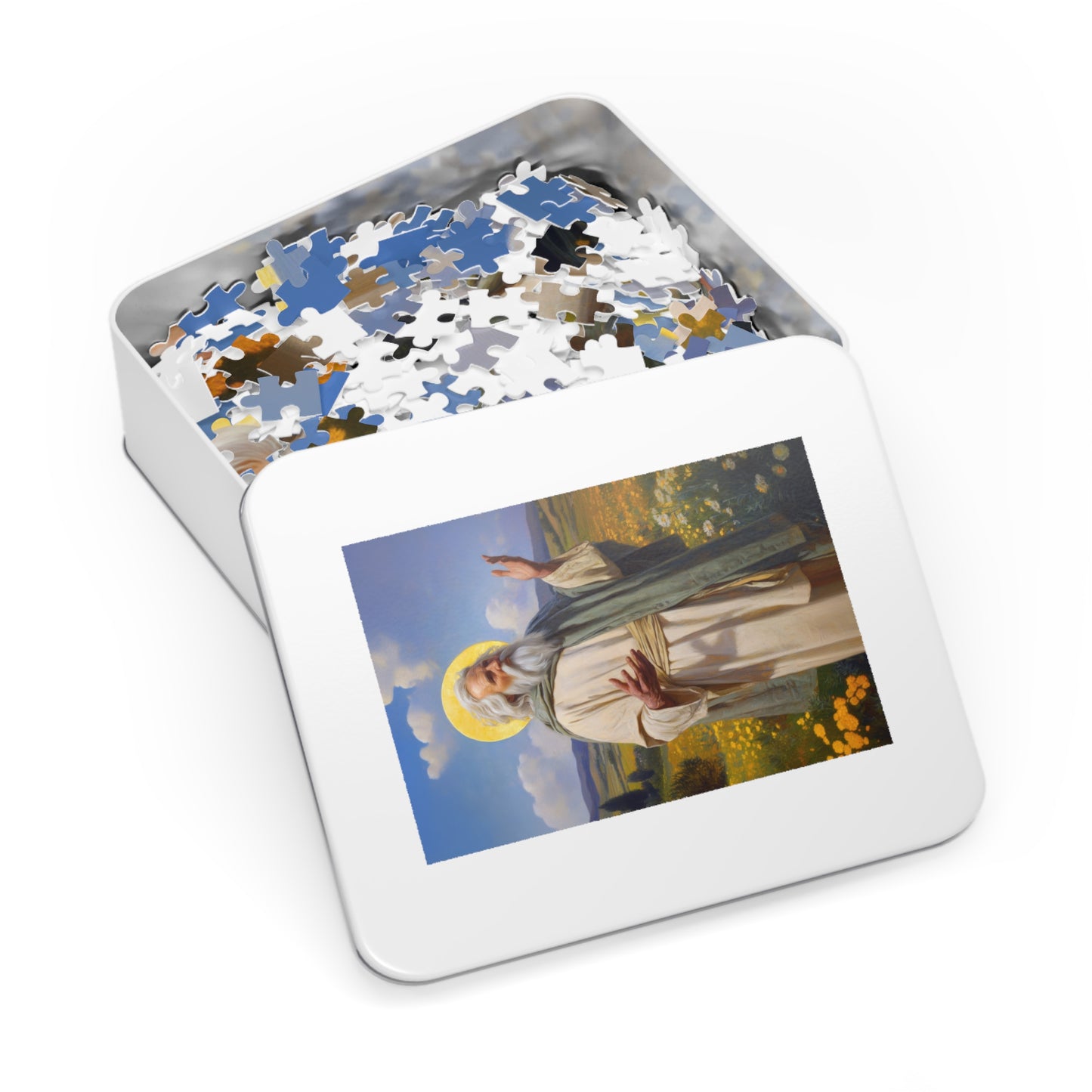 Saint Hilary of Arles - Puzzle & Keepsake Tin - Religious Jigsaw Puzzle (30, 110, 252, 500,1000-Piece)