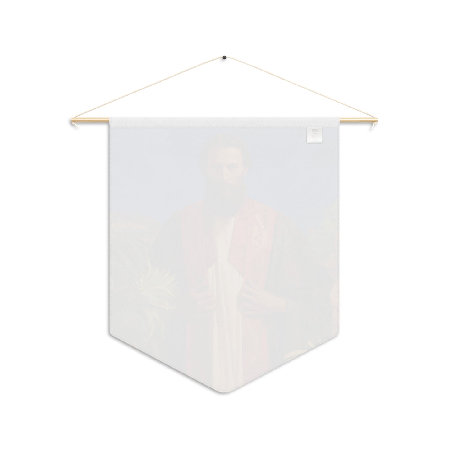 Saint John the Baptist Wall Banner / Wall Hanging - Prayer room art - Catholic Home Art - Large Saint Art - 18" x 21"