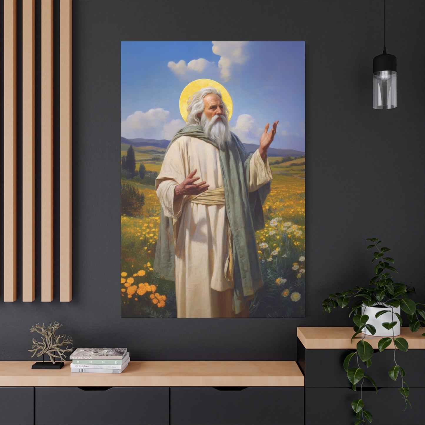 Saint Hilary of Arles - Gallery Wrapped Canvas - Print - Religious Art for your Home - Catholic Art Print