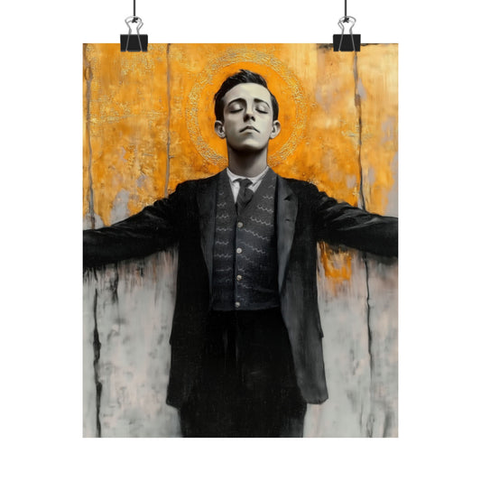 Blessed Miguel Pro - Sanctified Souls Print - Multiple Sizes - Premium Matte Vertical Posters - Catholic Saint art - Prayer Room Print