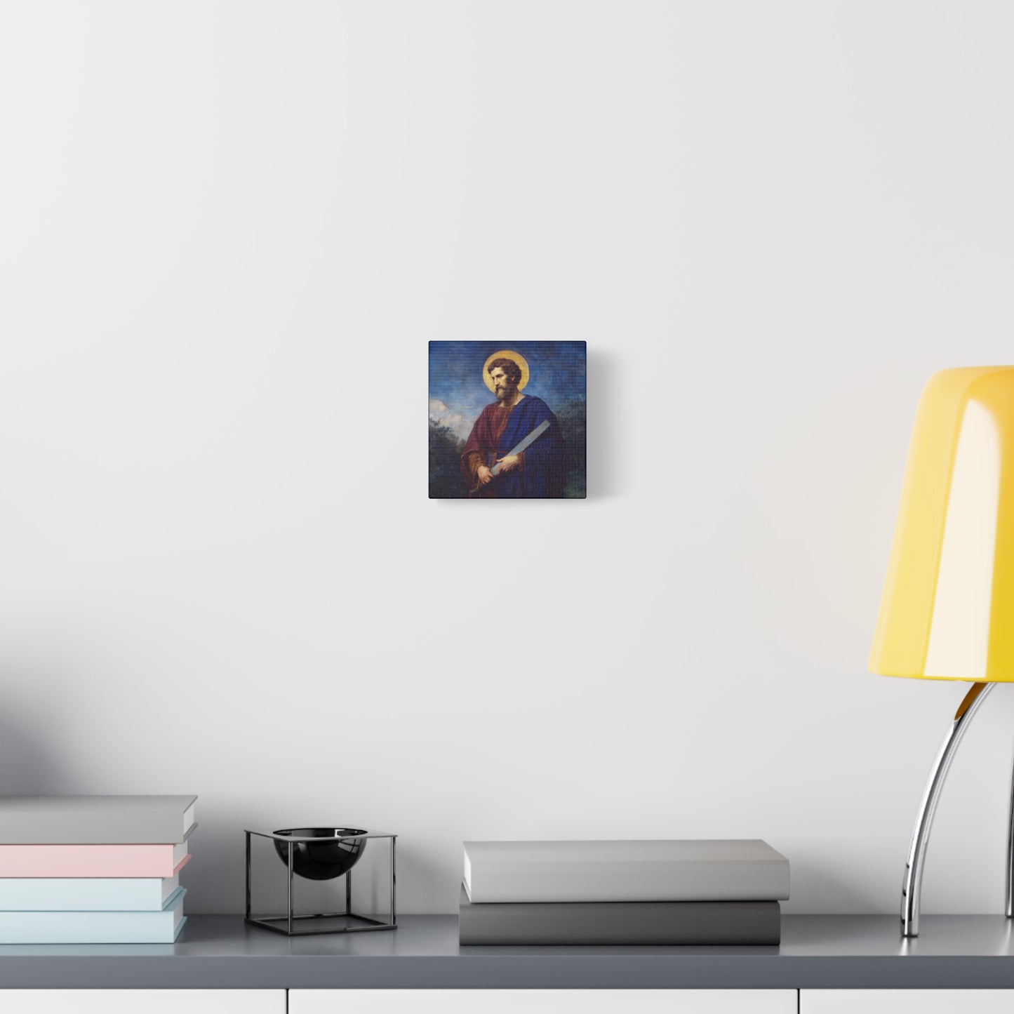 Saint Simon the Apostle  - Gallery Wrapped Canvas - Print - Religious Art for your Home - Catholic Art