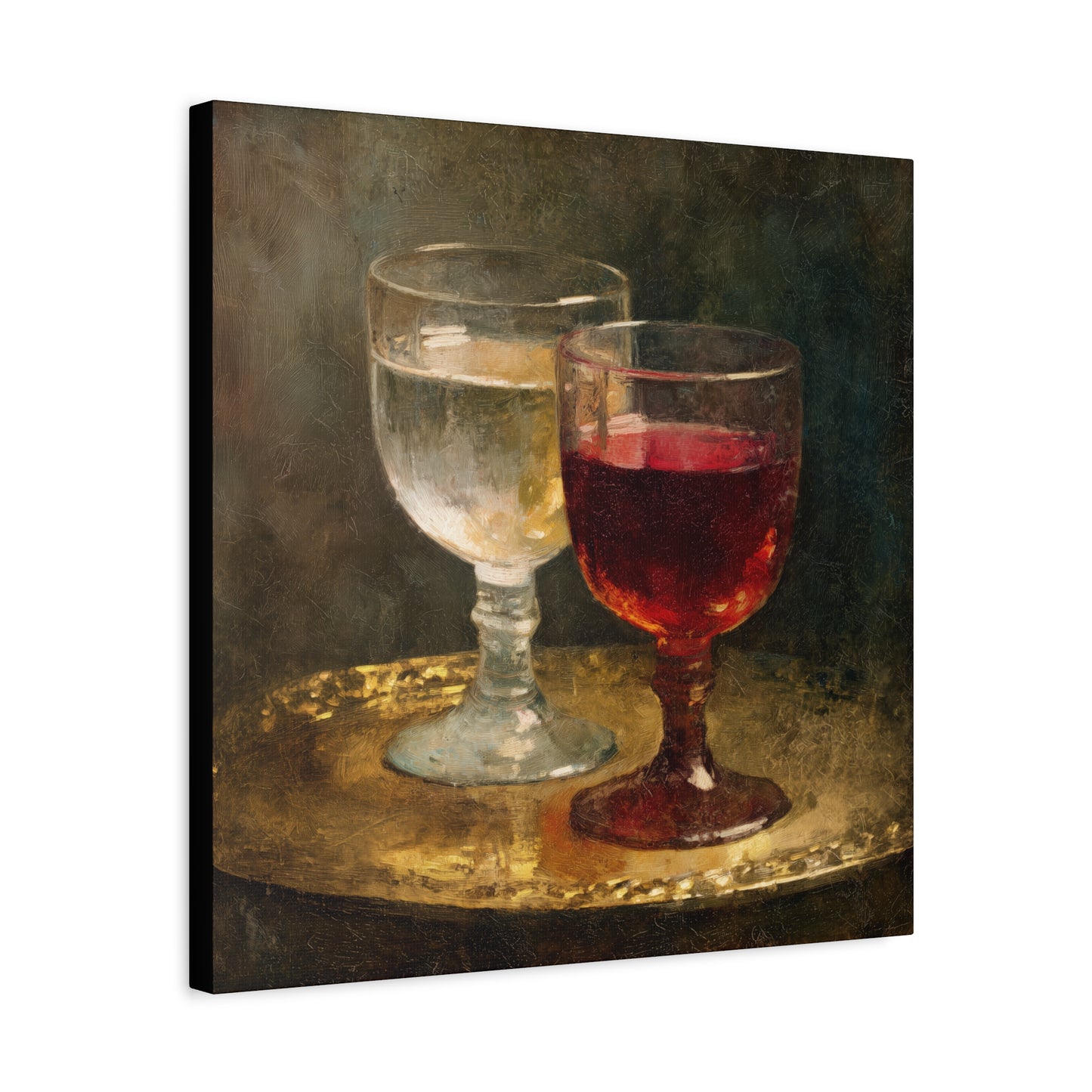 Cana and the Miracle of Abundance - Water into Wine - Gallery Wrapped Canvas - Print - Religious Art for your Home - Catholic Art Print