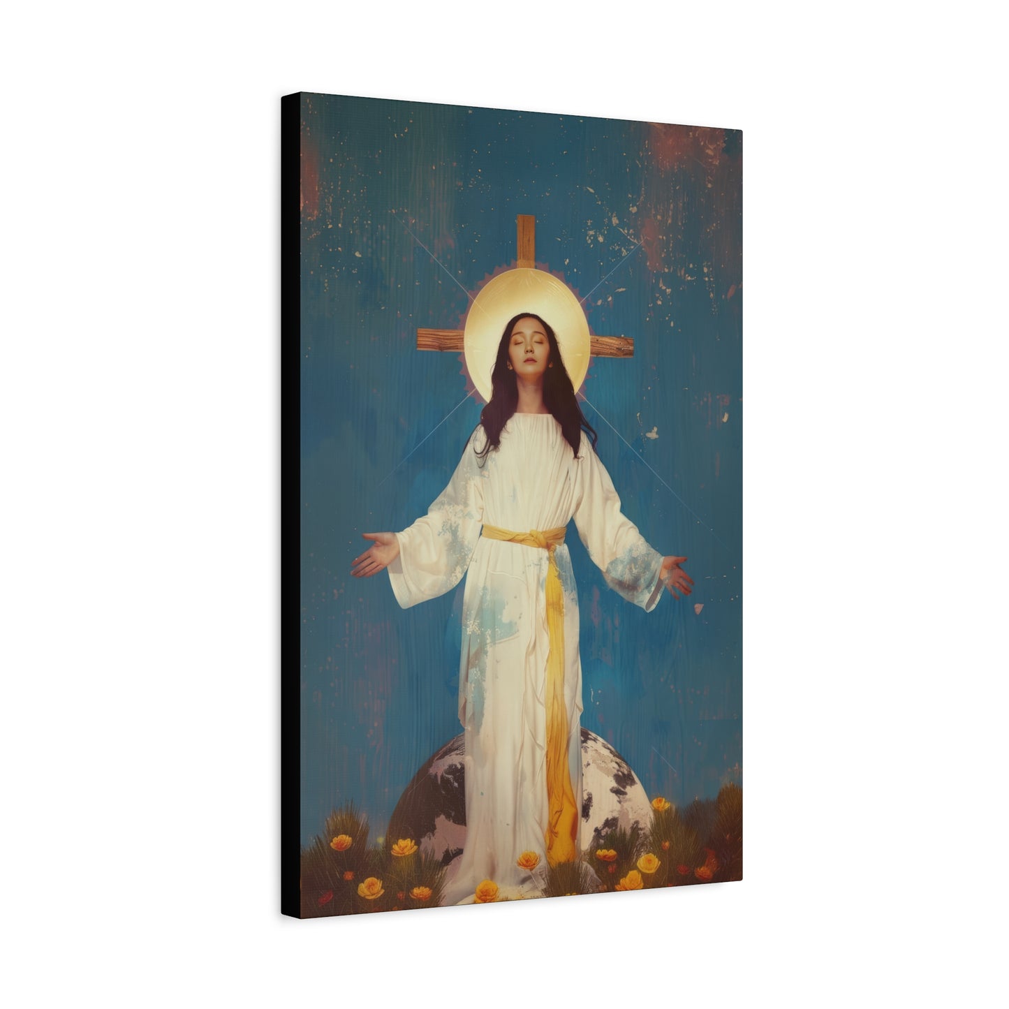 Our Lady of Akita - Mother Mary - Gallery Wrapped Canvas - Print - Religious Art for your Home - Catholic