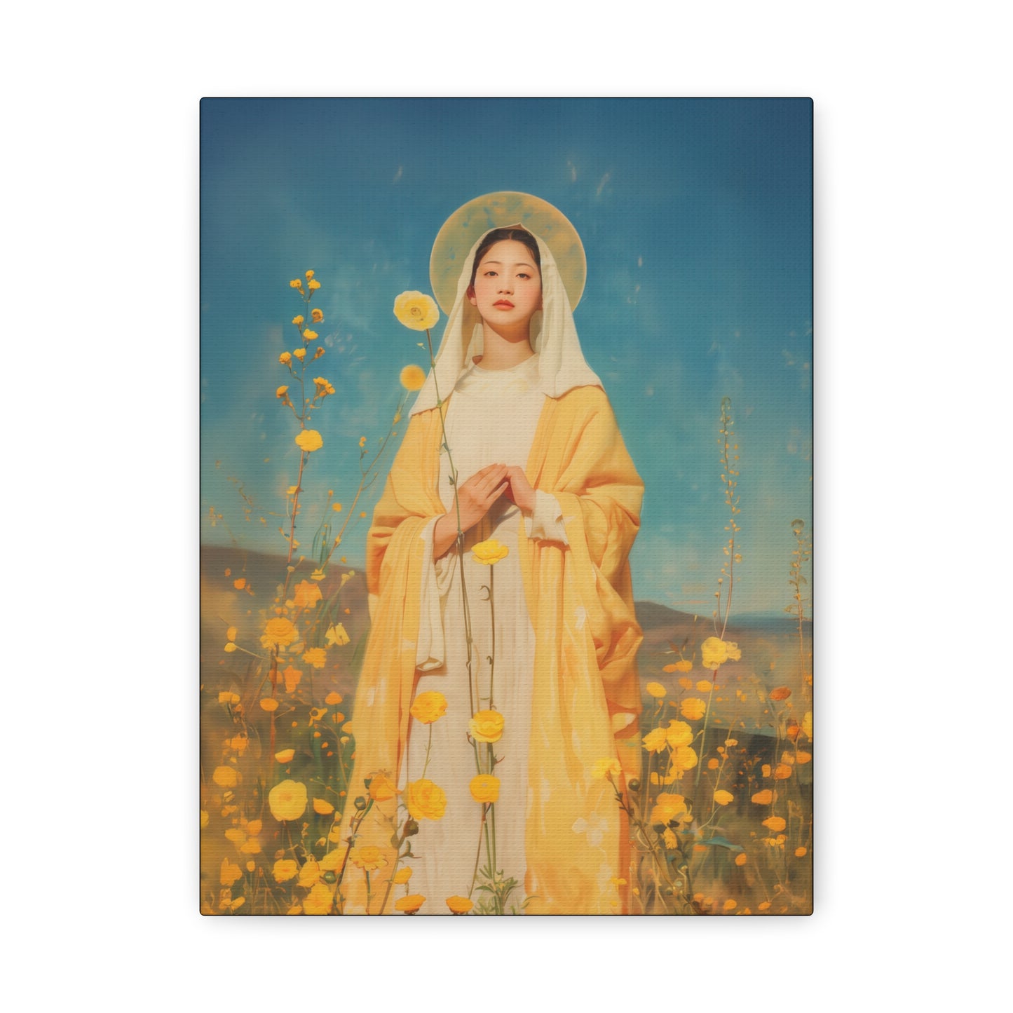 Saint Agatha Lin - Gallery Wrapped Canvas - Print - Religious Art for your Home - Catholic Art