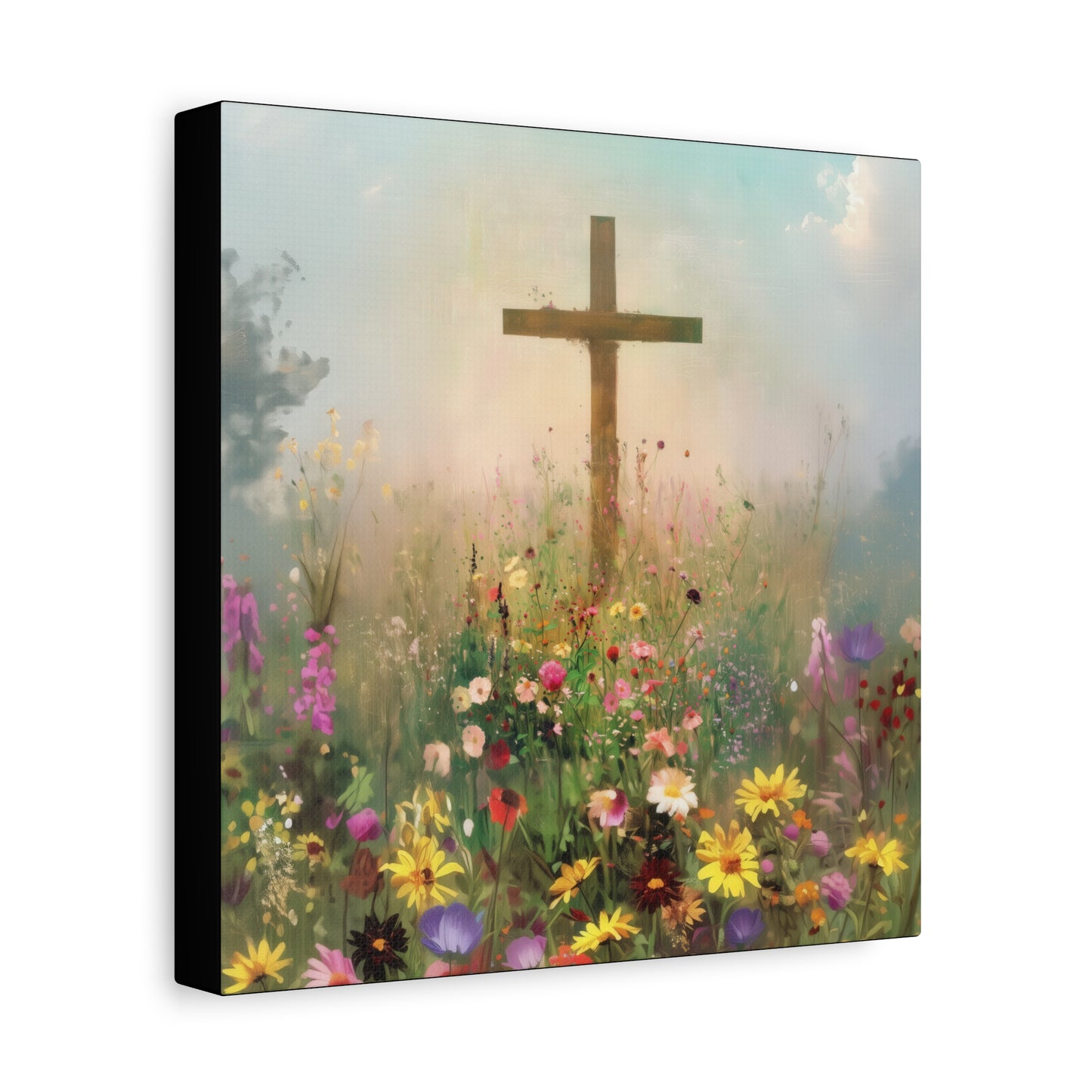 The Cross That Called the Earth to Life - Gallery Wrapped Canvas - Print - Religious Art for your Home - Catholic