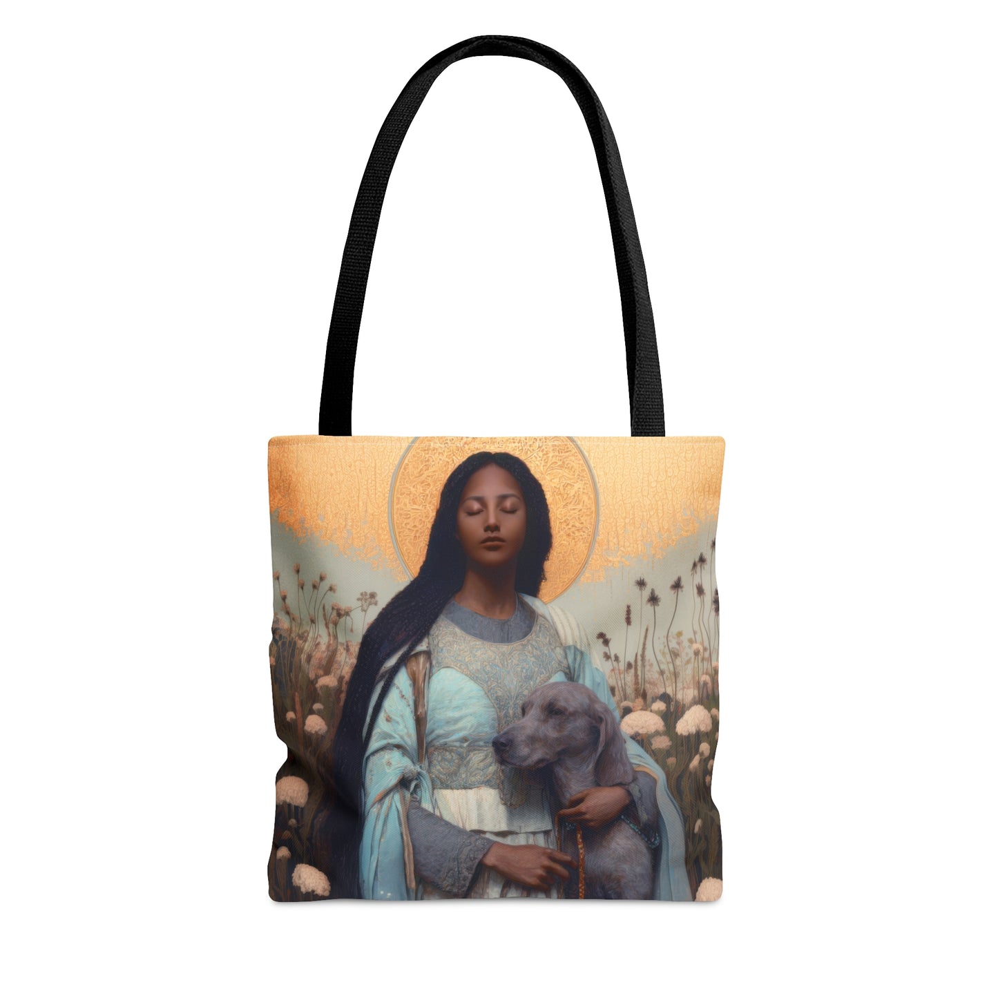 Saint Quiteria - Tote Bag - Large Medium Small Faith Art Bag - Catholic Faith Purse
