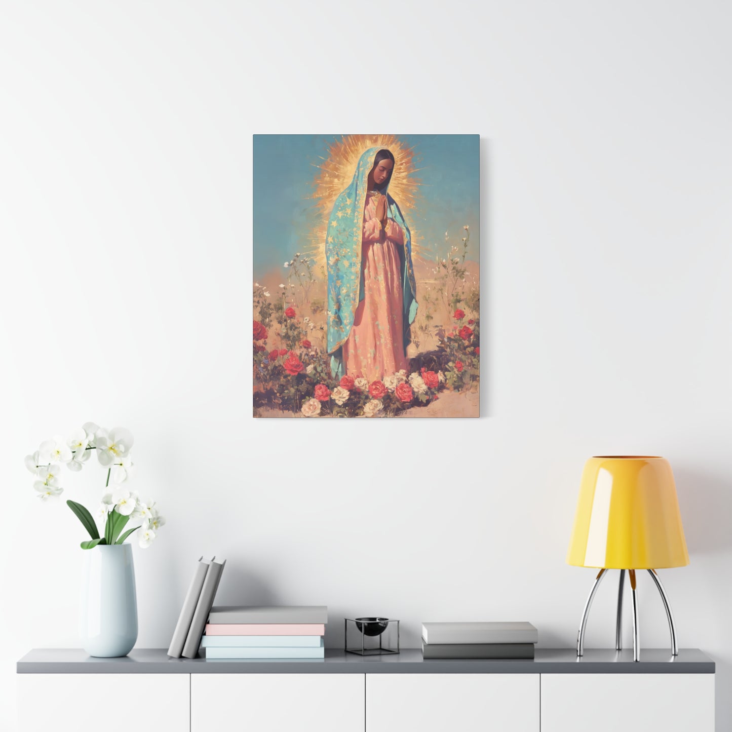 Our Lady of Guadalupe - Gallery Wrapped Canvas - Print - Religious Art for your Home - Catholic Art
