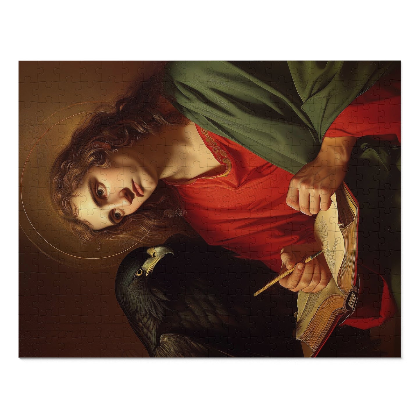 Saint John the Apostle - Puzzle and Keepsake Tin - Religious Jigsaw Puzzle (30, 110, 252, 500,1000-Piece) - Religious Puzzle