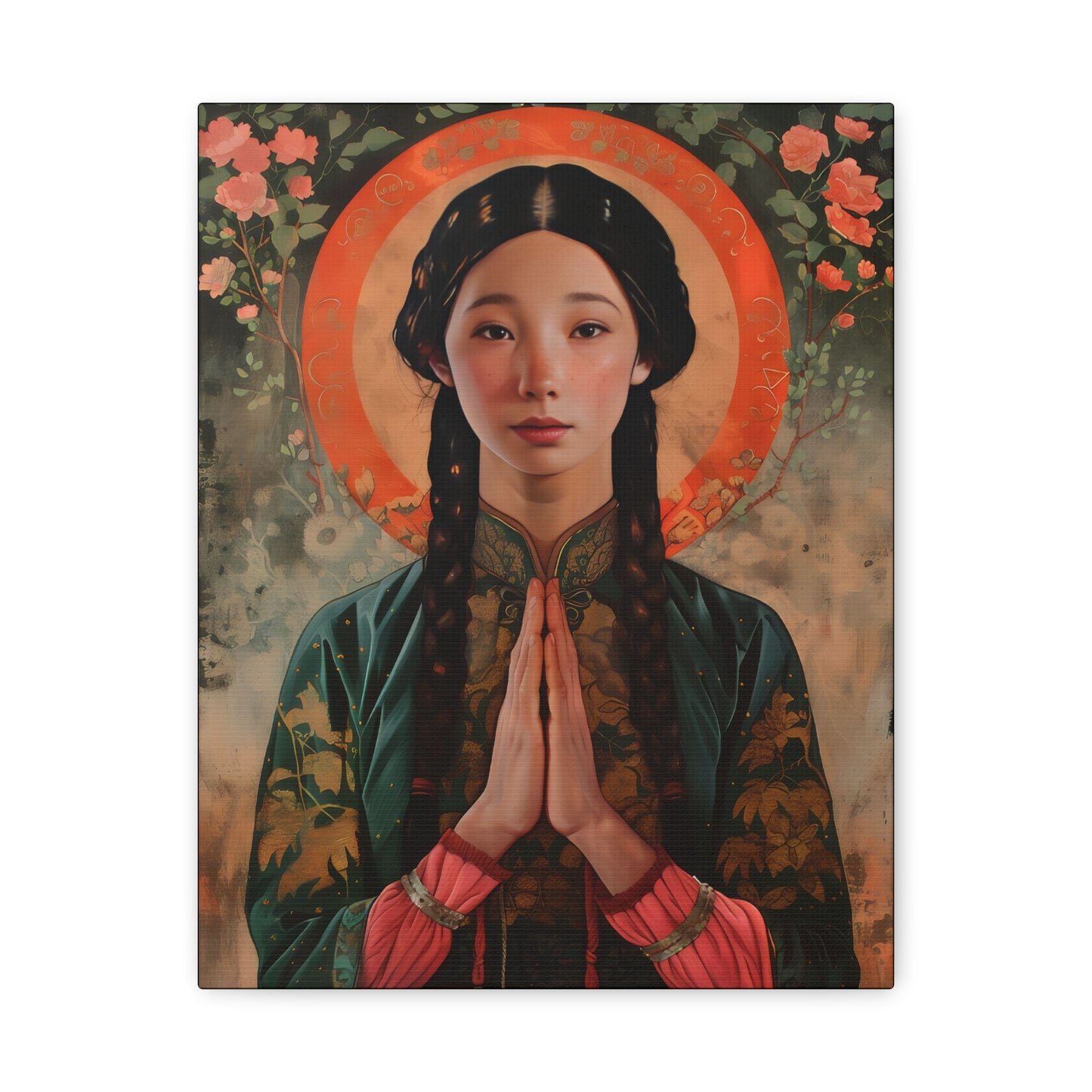 Saint Anna Wang - Museum Wrapped Canvas - Sanctified Souls Print - Art for your Home - Religious Art -  Martyr of China