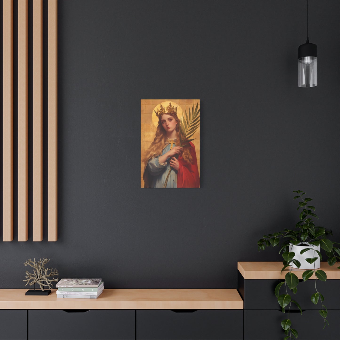 Saint Agrippina - Gallery Wrapped Canvas - Print - Religious Art for your Home - Catholic Art