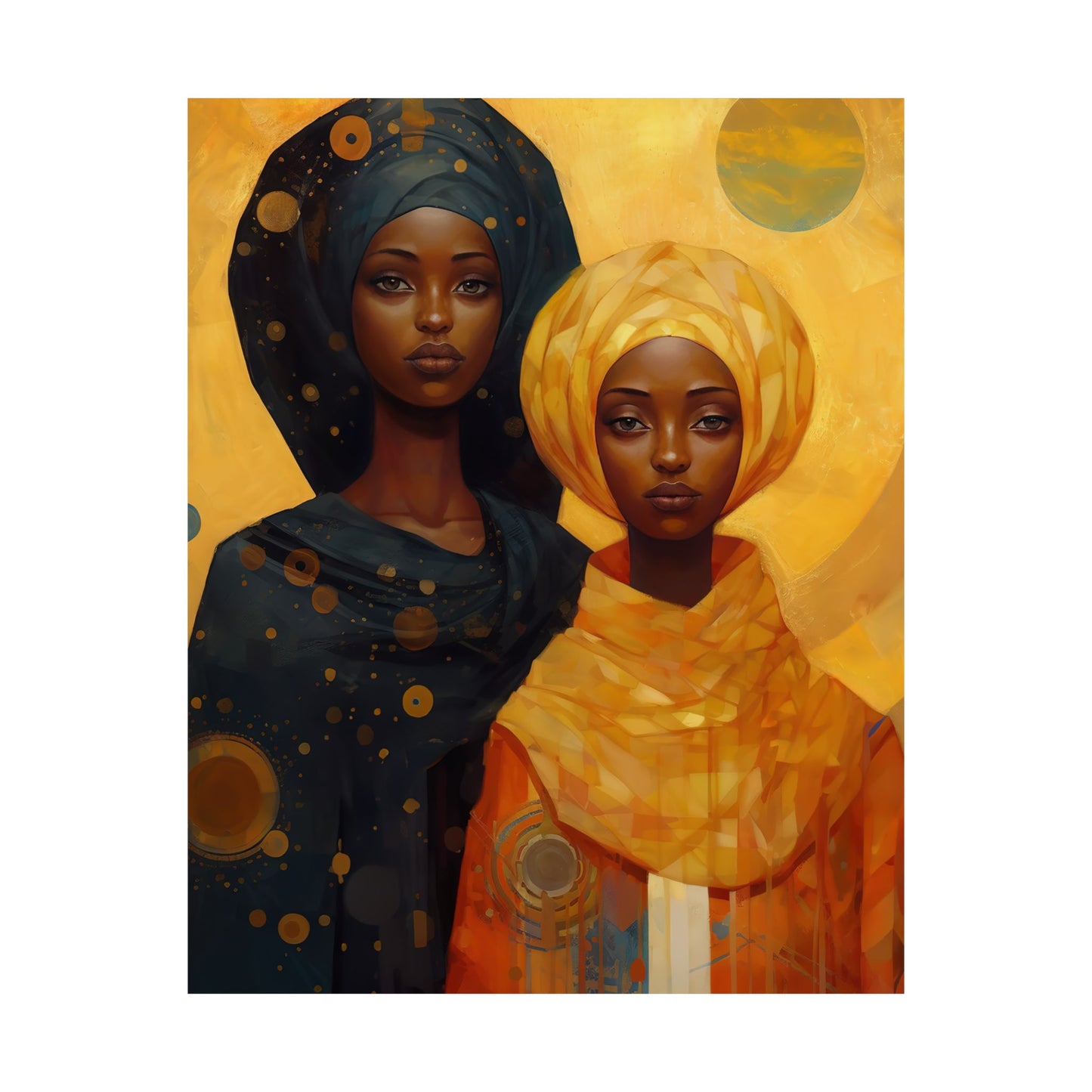 Saint Perpetua and Saint Felicity Print - Sanctified Souls Print - Multiple Sizes - Premium Matte Vertical Posters