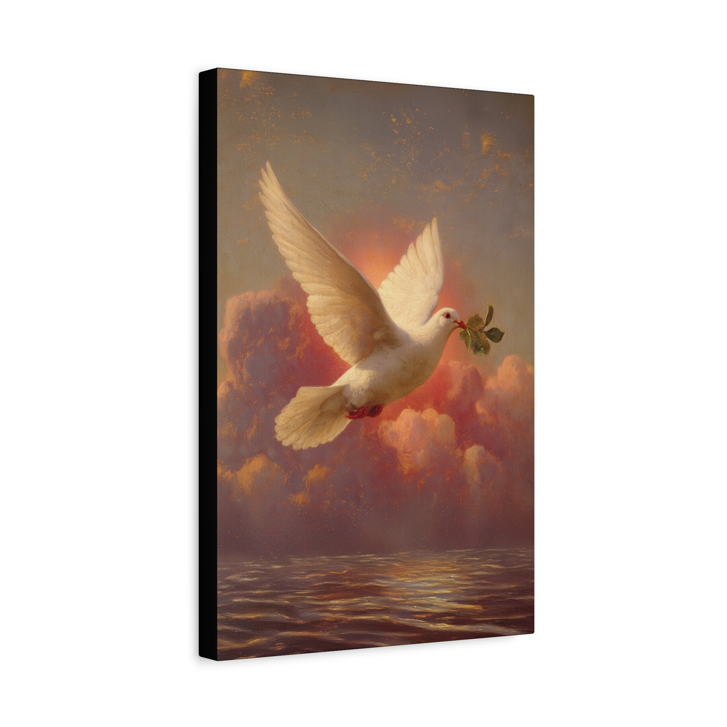 The Spirit Who Restored the Horizon - Holy Spirit - The Dove- Gallery Wrapped Canvas - Print - Religious Art for your Home - Catholic