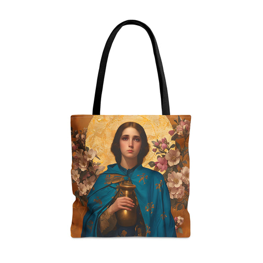 Saint Anastasia the Patrician of Alexandria Tote Bag - Three sizes - Large Medium Small Faith Art Bag - Catholic purse - Double Sided