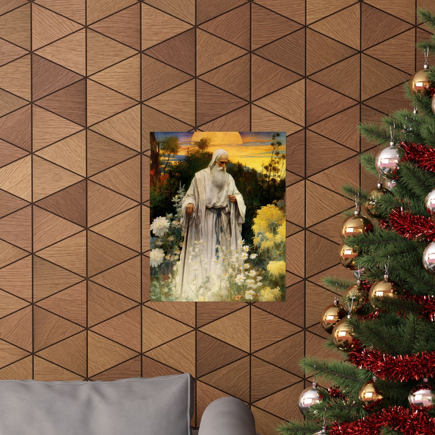 Saint Phocas the Gardener Print - Sanctified Souls Print - Multiple Sizes - Premium Matte Vertical Posters