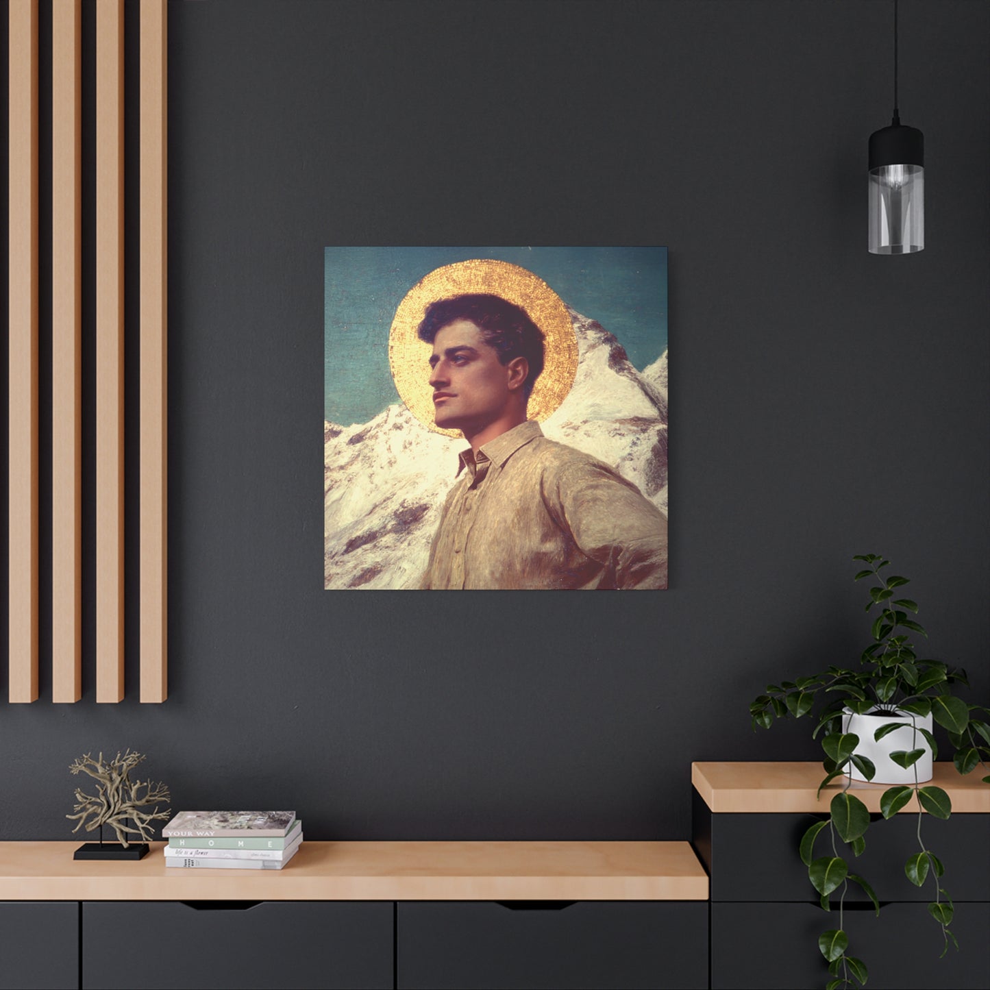 Saint Pier Giorgio Frassati -  Museum Wrapped Canvas - Sanctified Souls Print - Religious Art for your Home - Catholic Patron Saint Art