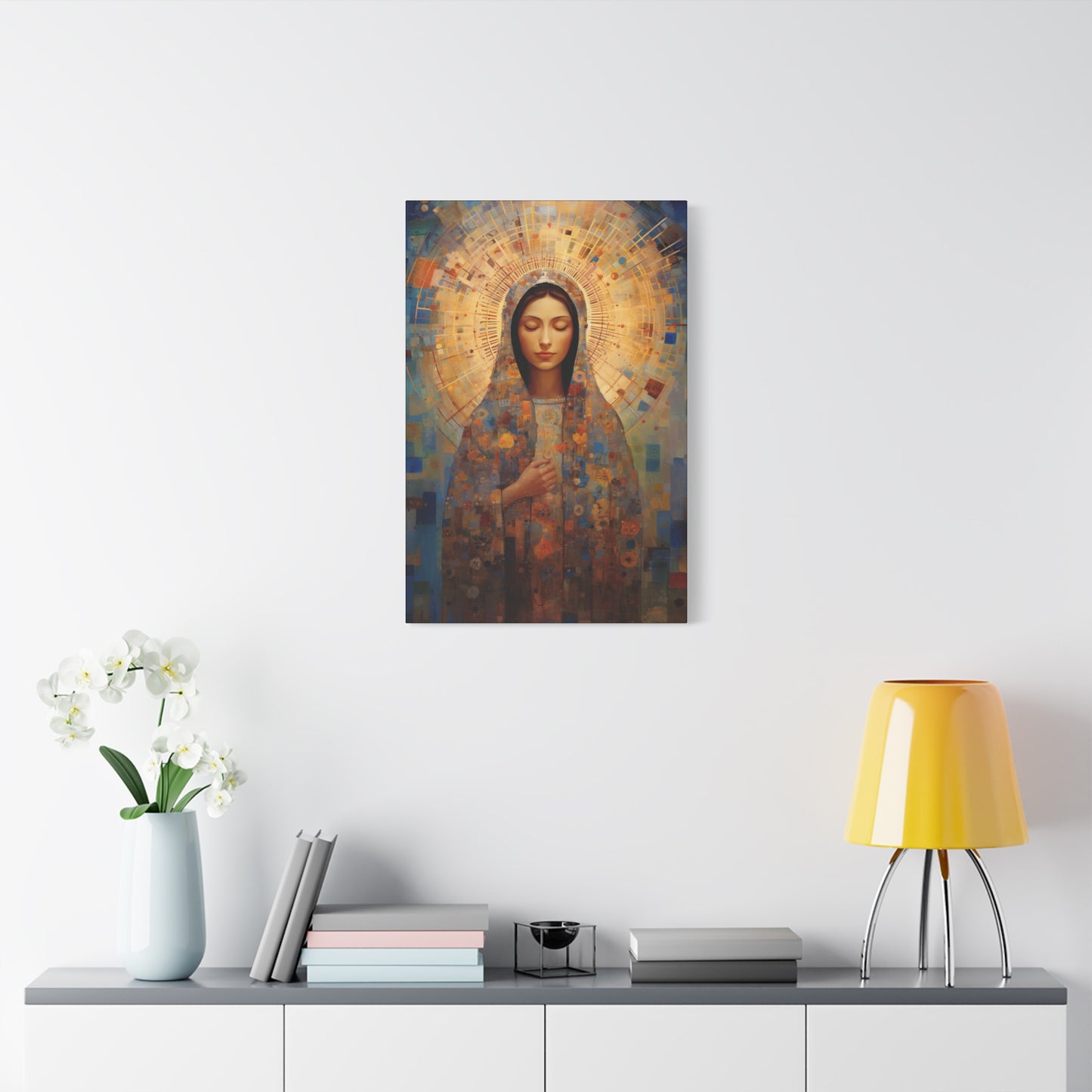 The Virgin of the Americas : Our Lady of Guadalupe Museum Wrapped Canvas Print - Multiple Sizes - Catholic Home art