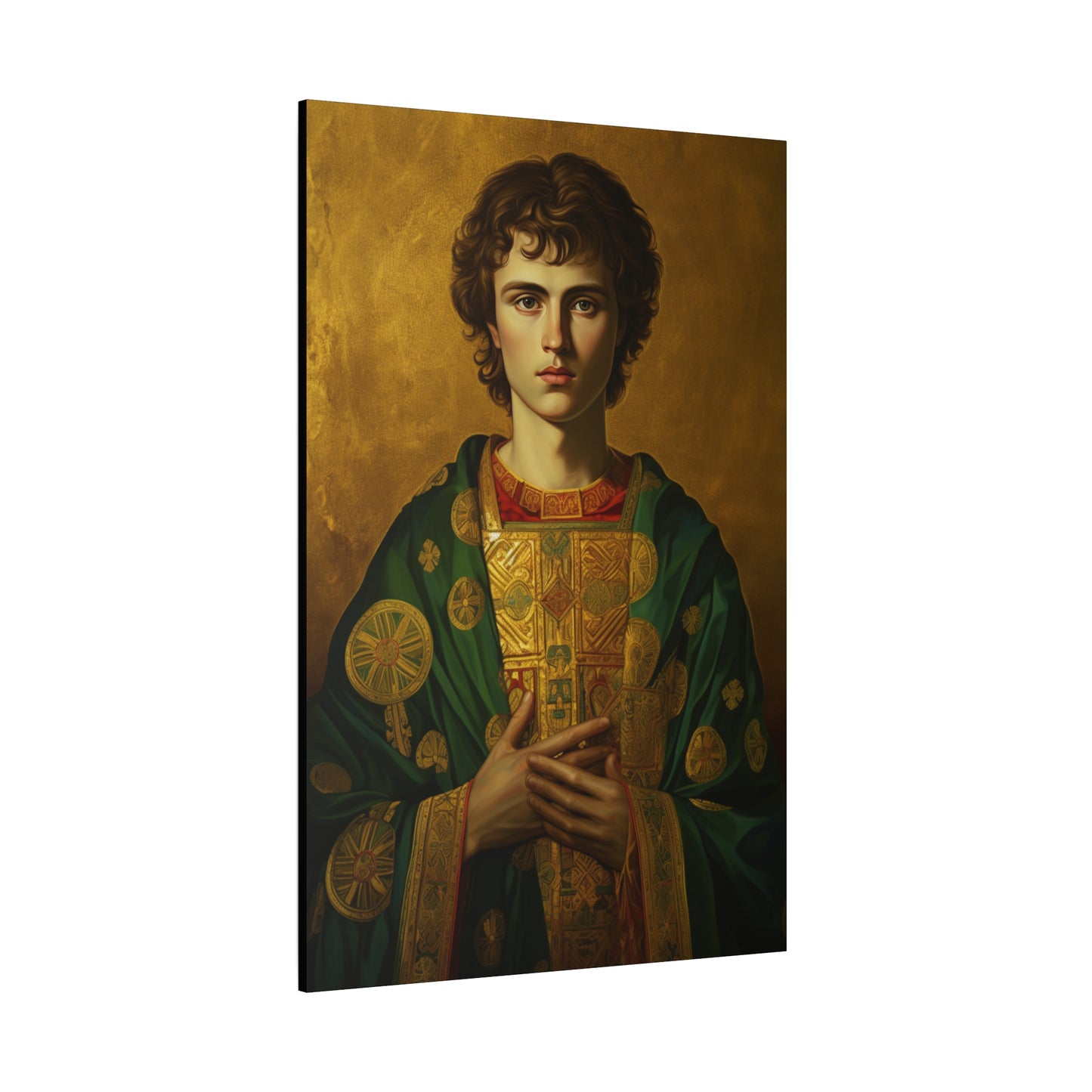 Saint Pantaleon Canvas Print - Multiple Sizes - Catholic Home art - Museum Wrapped Canvas - Sanctified Souls Print