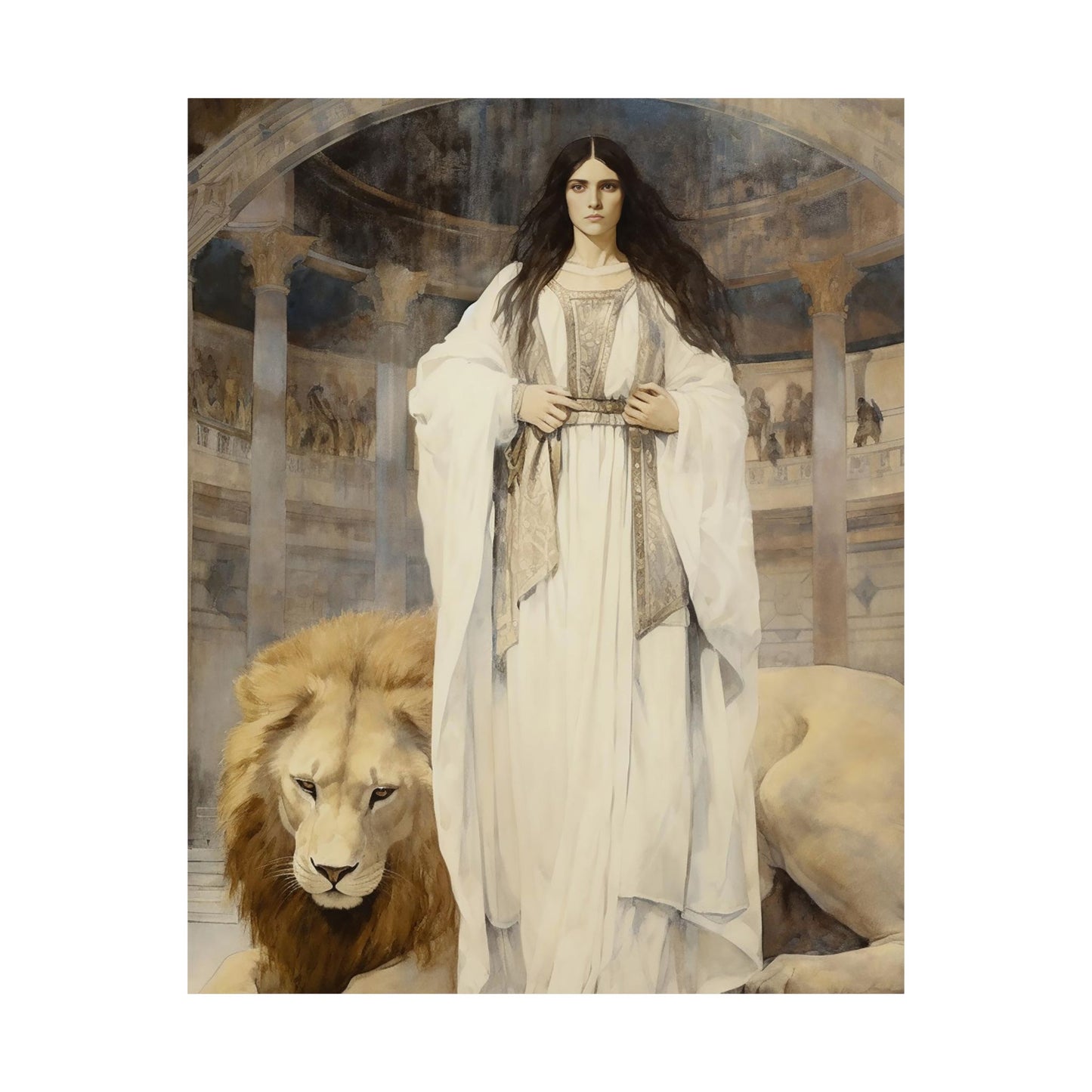 Saint Euphemia Print - Sanctified Souls Print - Multiple Sizes - Premium Matte Vertical Posters